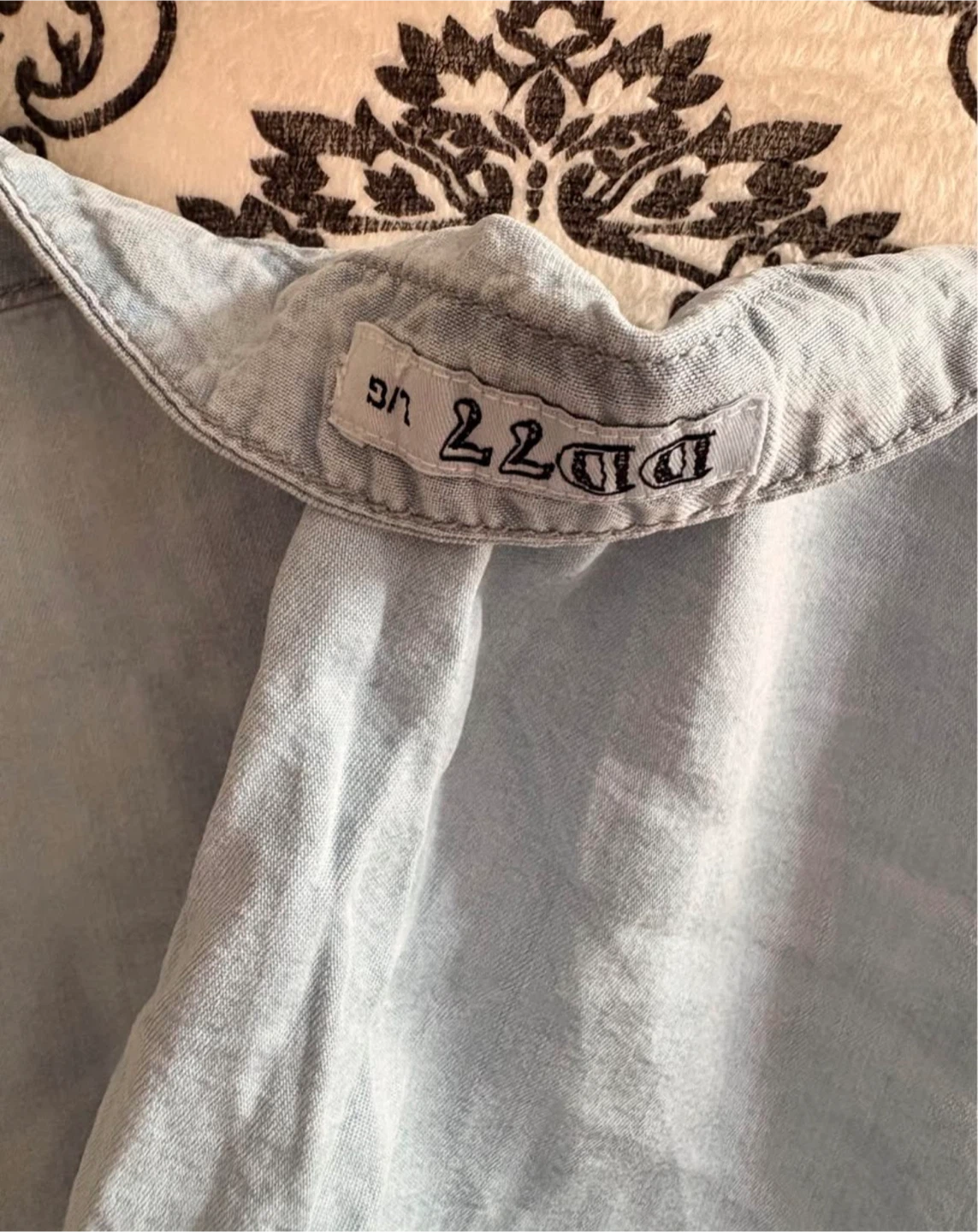 🏈DD77 Light Blue Denim Camisole - photo 3
