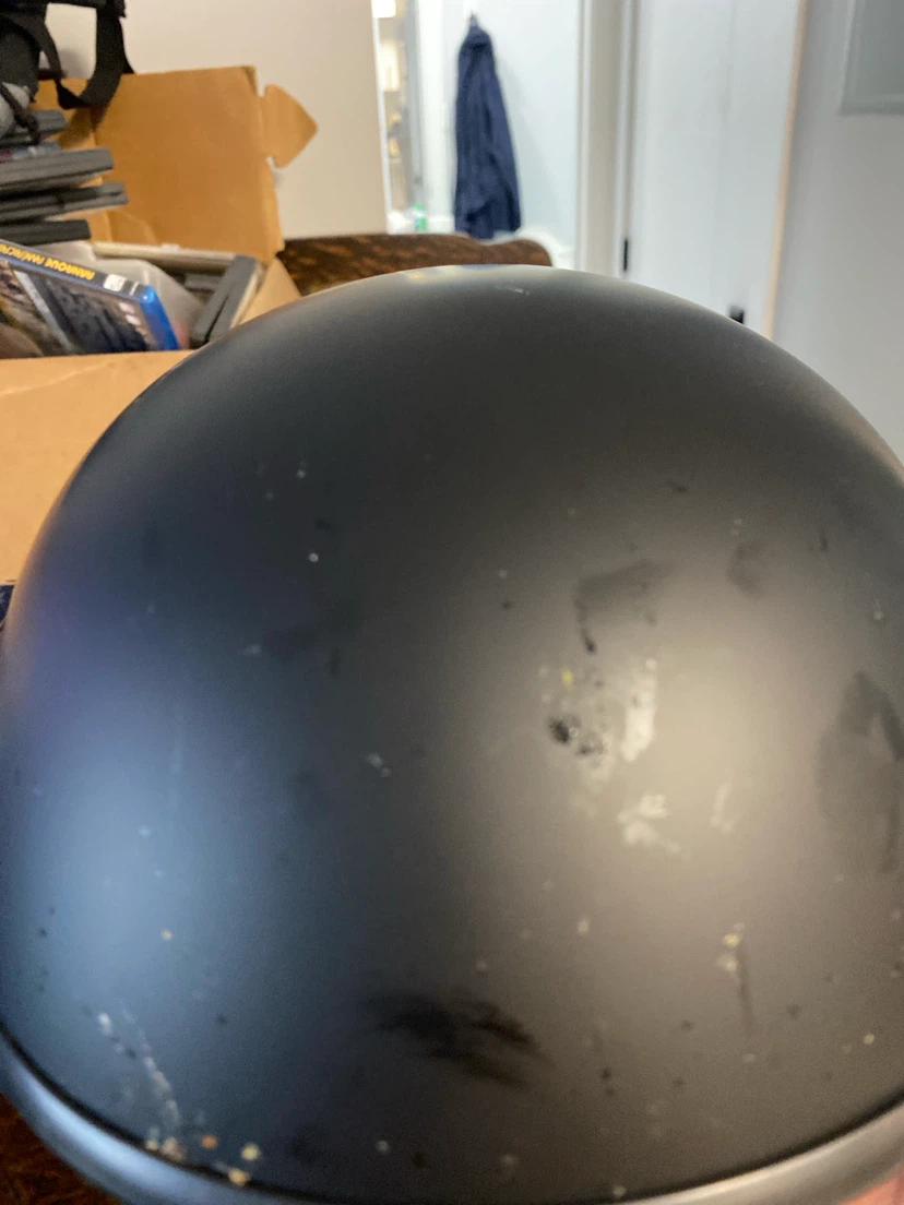 Matte black helmet - photo 2