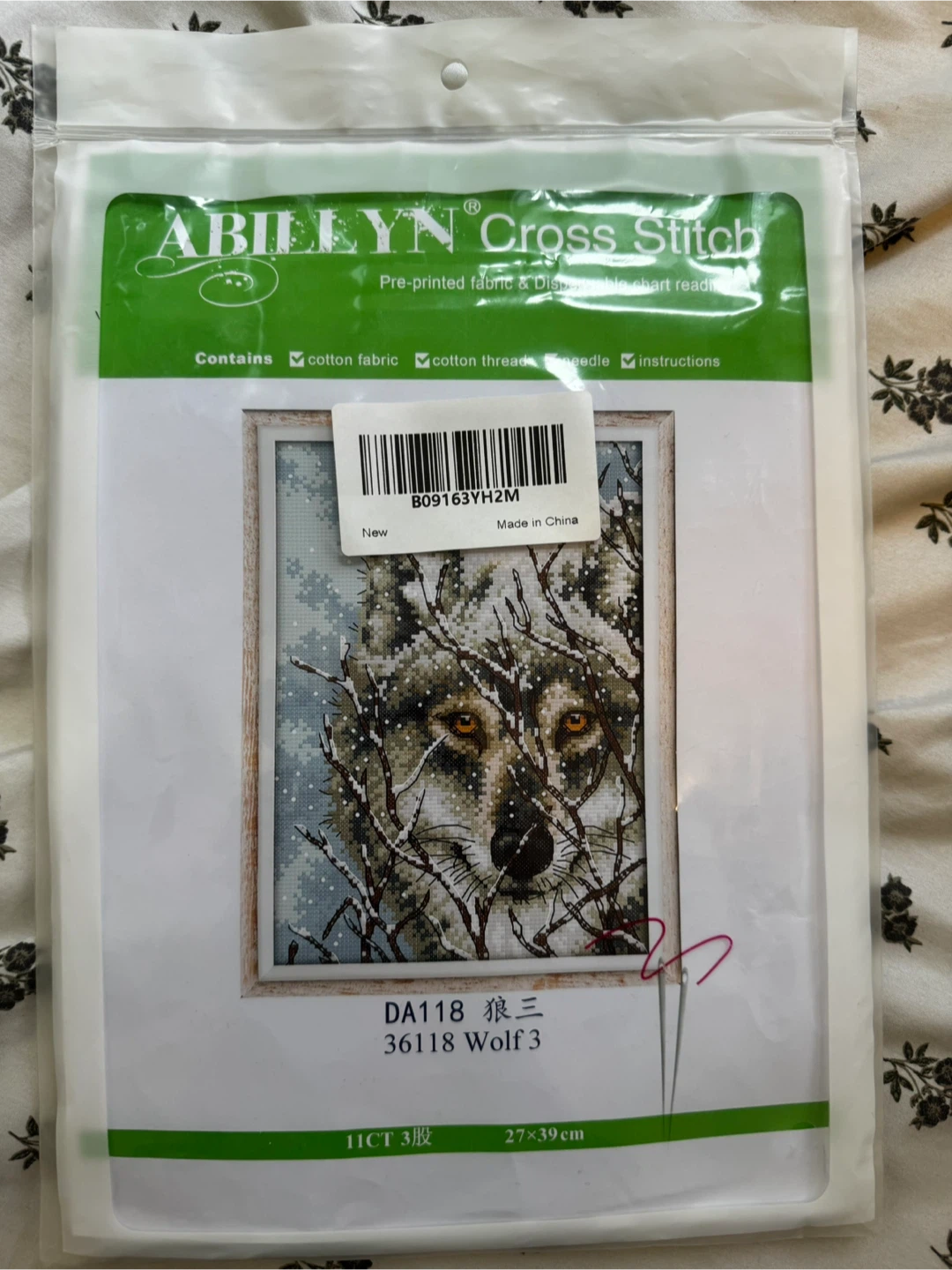 ABILLYN Wolf 3 Cross Stitch Kit