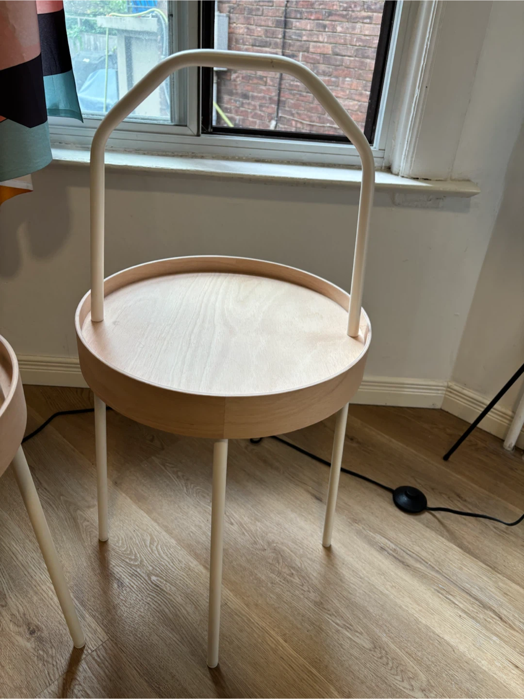 Pair of IKEA BURVIK wooden side tables - photo 2