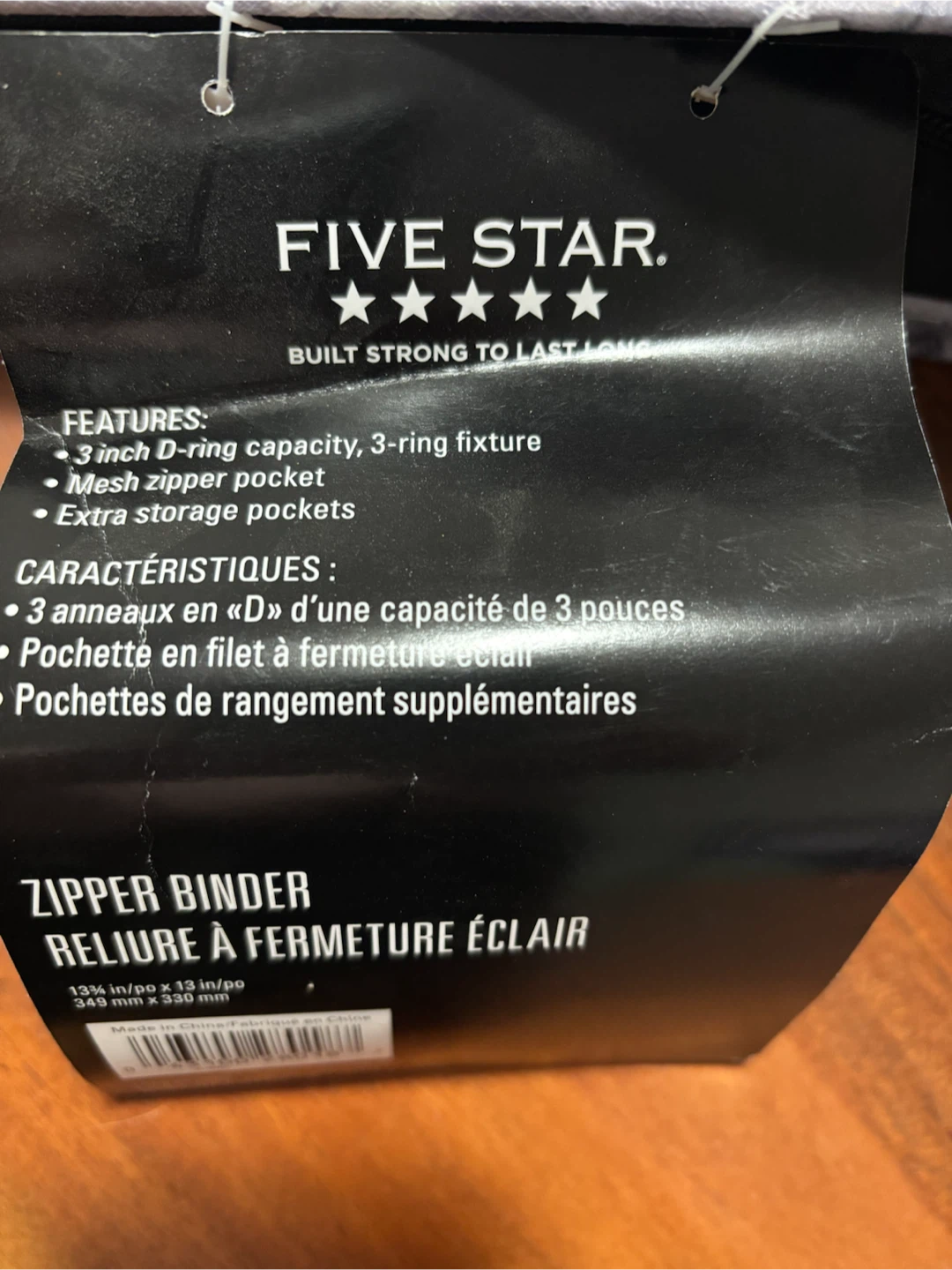 Five Star 3-Inch Zipper Binders 🏈 - photo 4