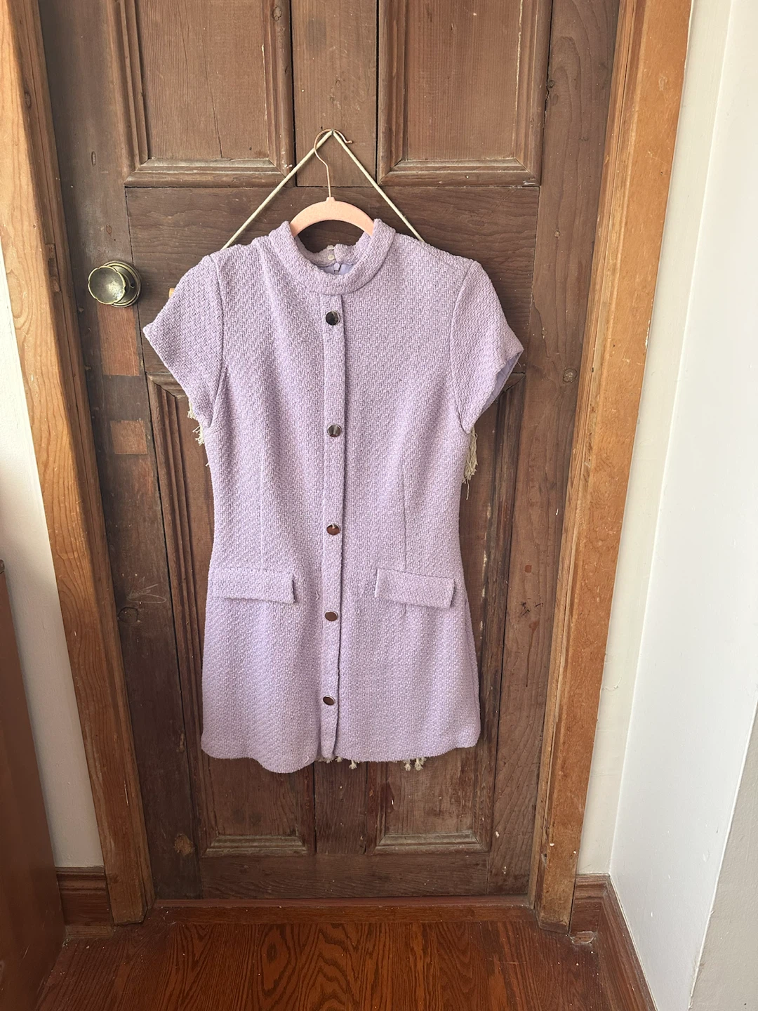 Zara woven mini dress