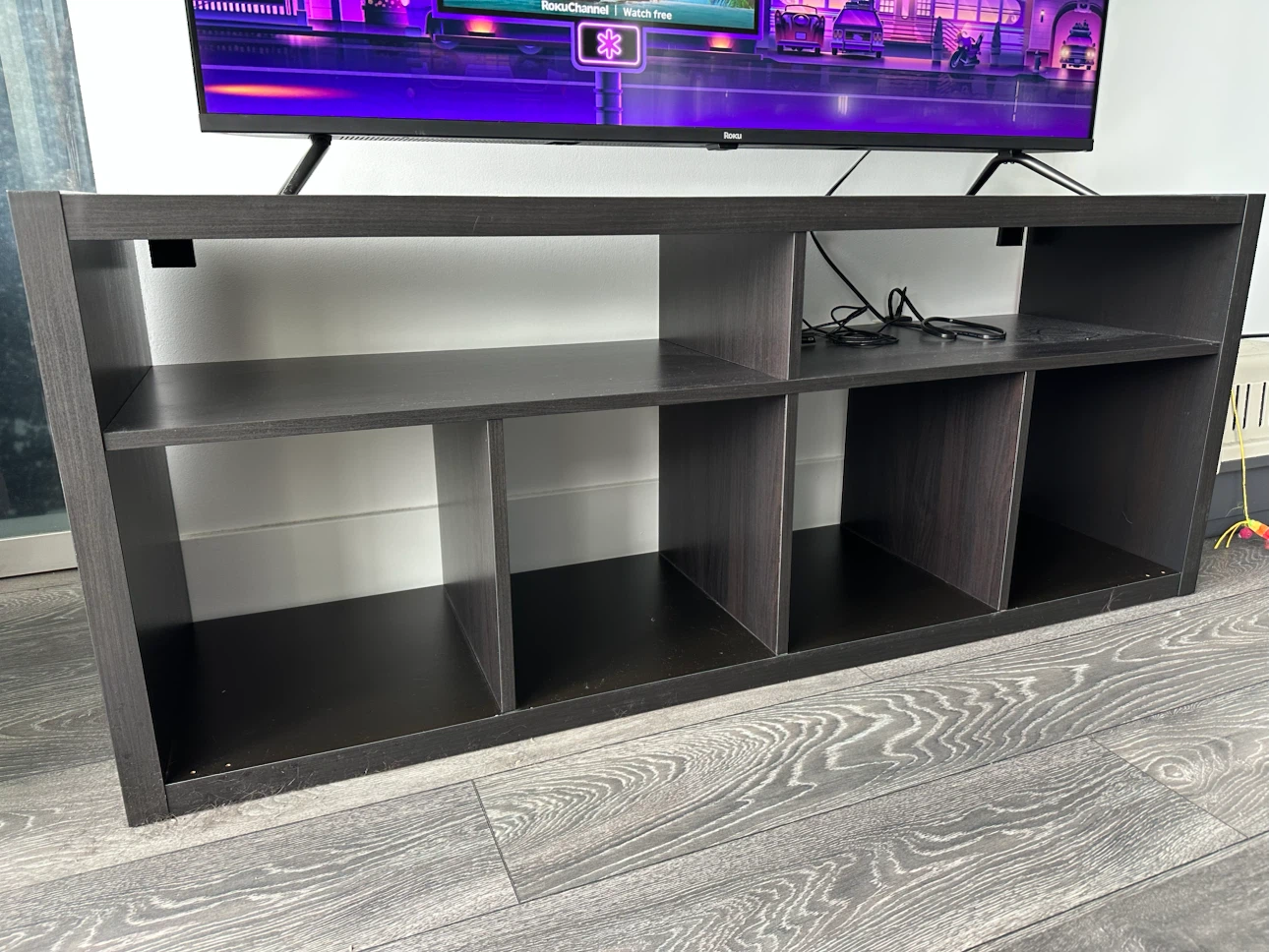 IKEA Kallax TV Bench Black-Brown