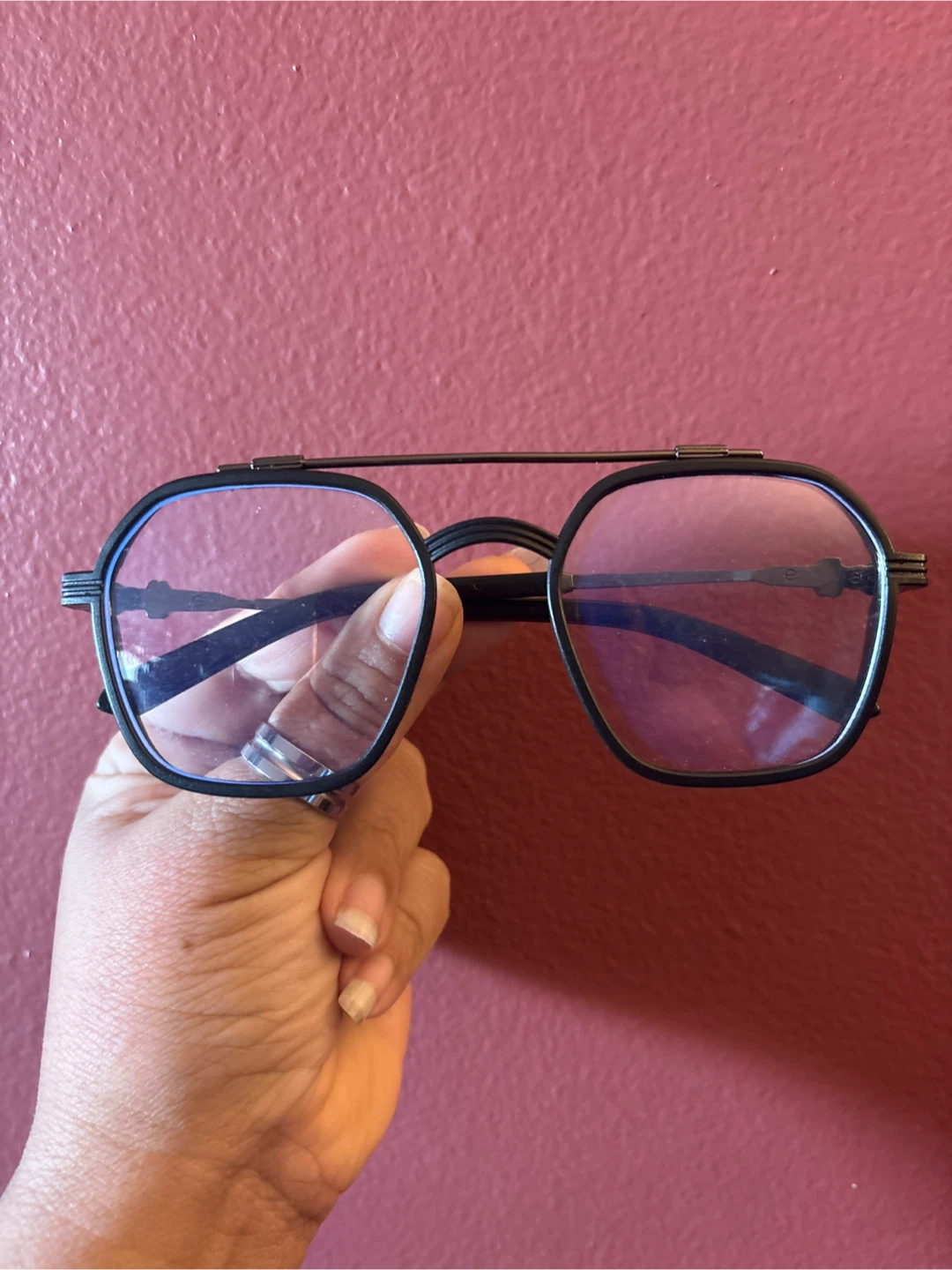 🏈 Black Blue Light Blocking Glasses