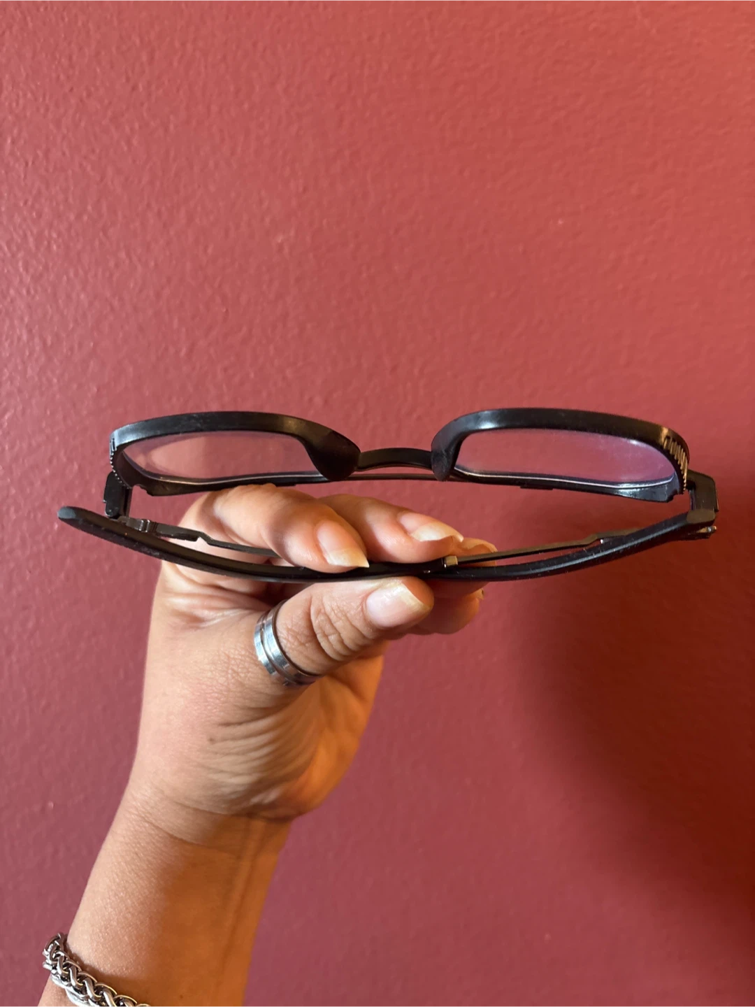 🏈 Black Blue Light Blocking Glasses - photo 2