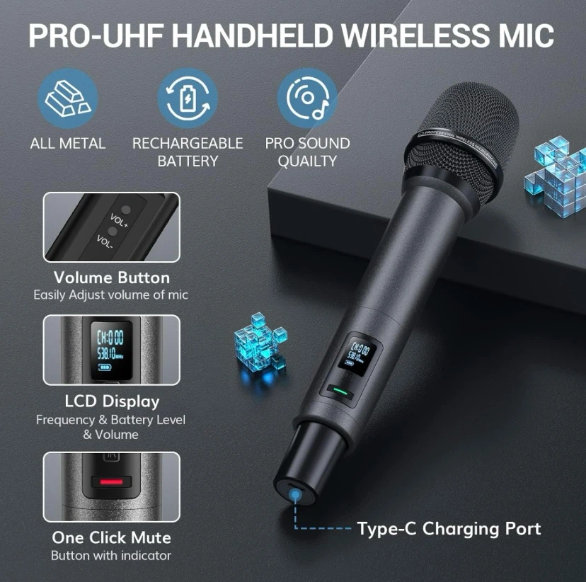 New TONOR Wireless Microphones and Receiver - photo 4