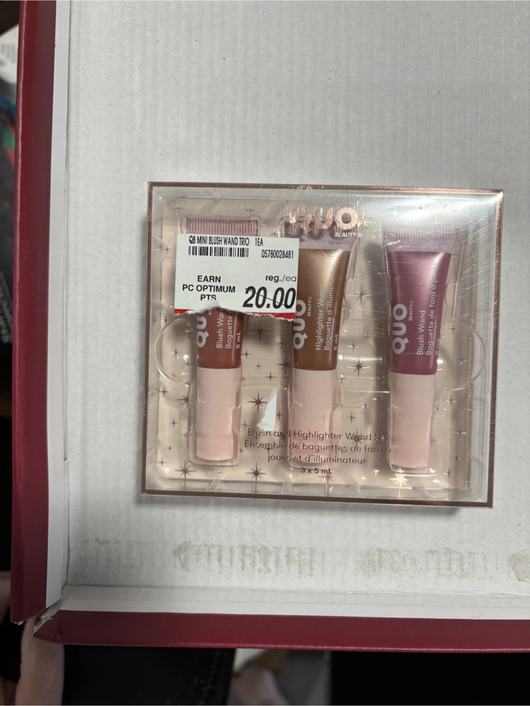 🏈 Quo Beauty Mini Blush and Highlighter Wand Trio - photo 2