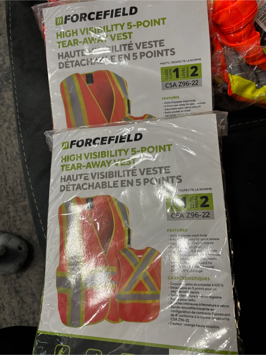 🏈 Forcefield High Visibility 5-Point Tear-Away Vest - photo 2