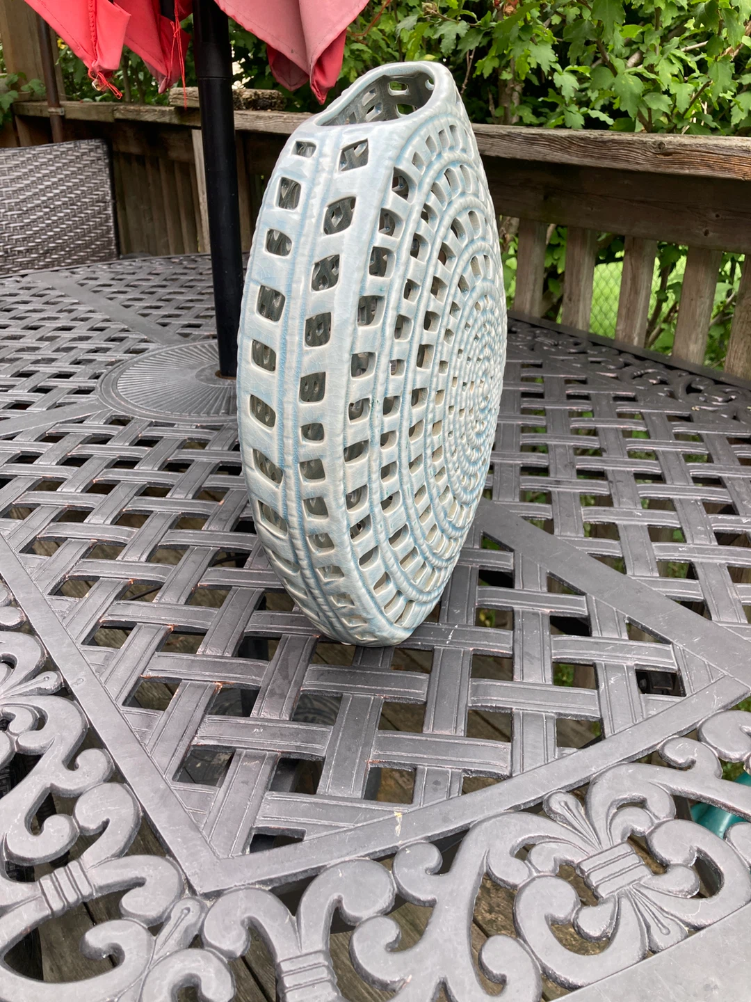 Decorative Spiral Ceramic Vase - photo 2