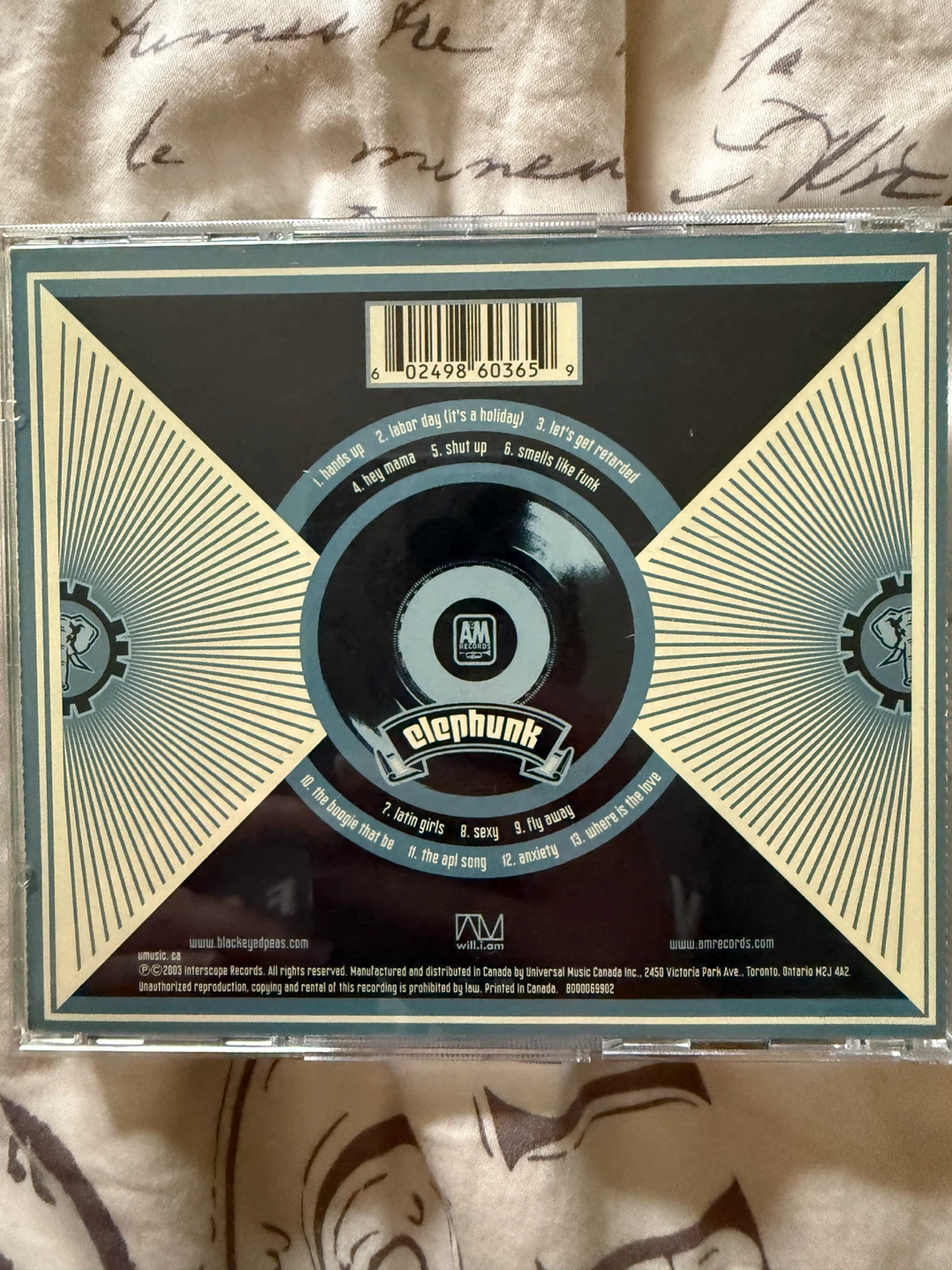The Black Eyed Peas - Elephunk CD 🏈 - photo 4