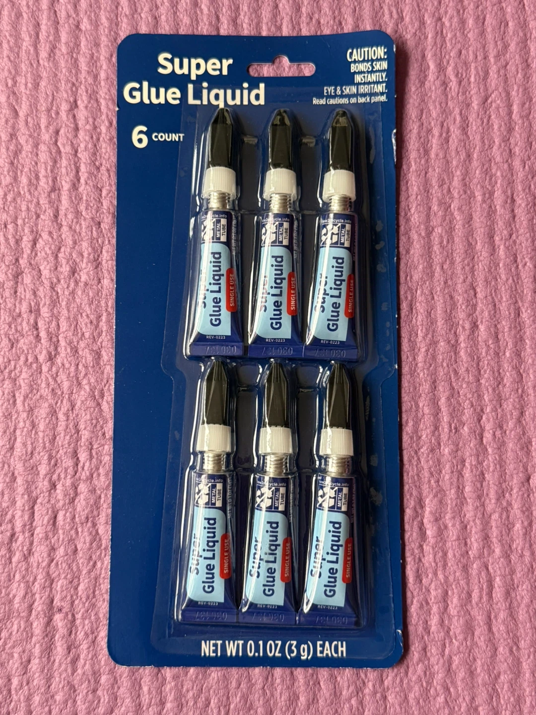 NEW✨🏈Walgreens Super Glue Liquid 6 Count Pack