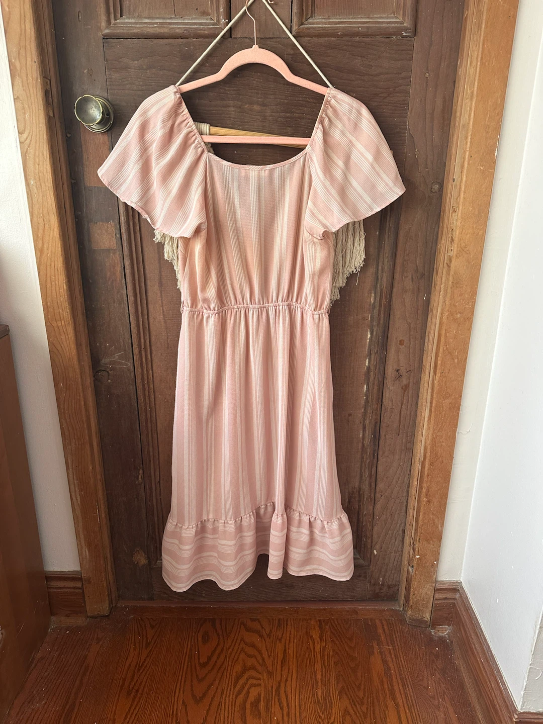 Pink striped dress - photo 2