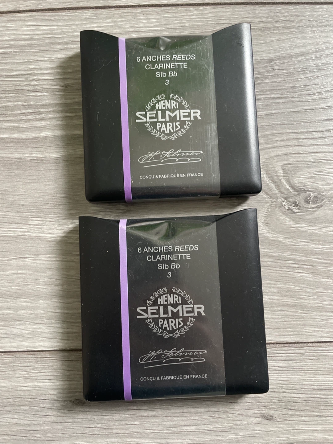 🏈 2 Packs of Henri Selmer Paris Bb Clarinet Reeds, Size 3