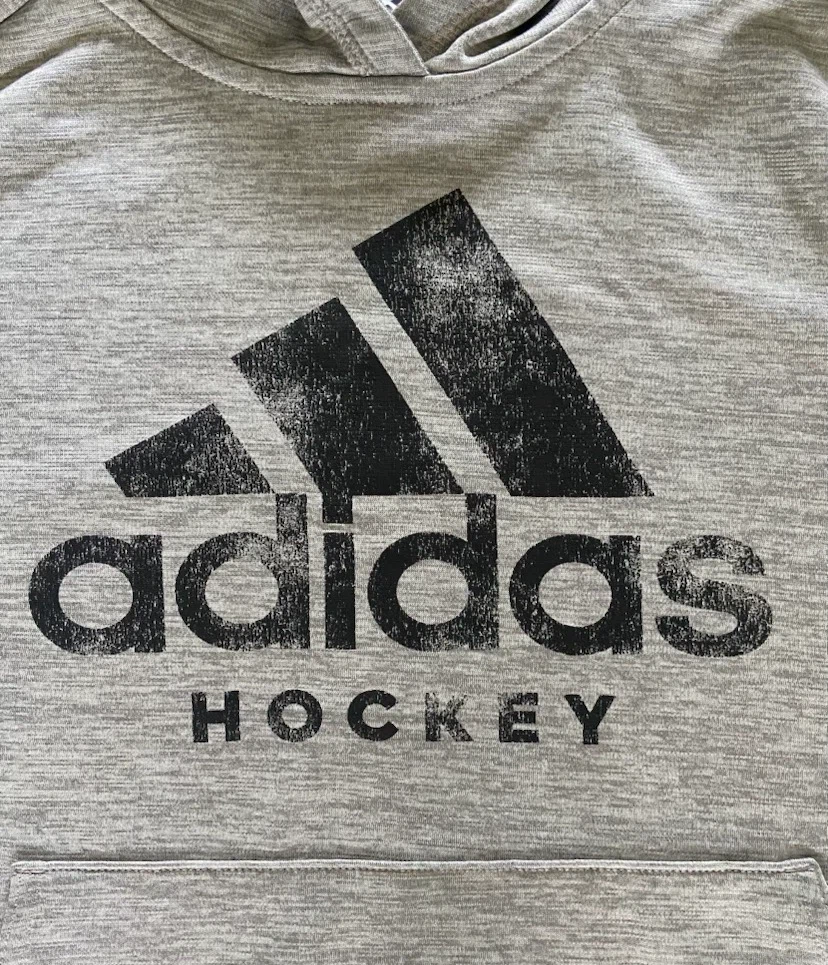 🏈 LIKE NEW: Adidas Hockey Hoodie - Size Youth M - photo 2