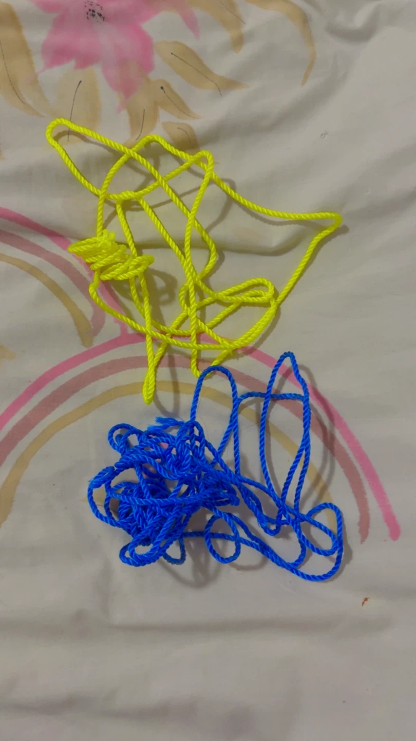 🏈 Two pieces of nylon rope