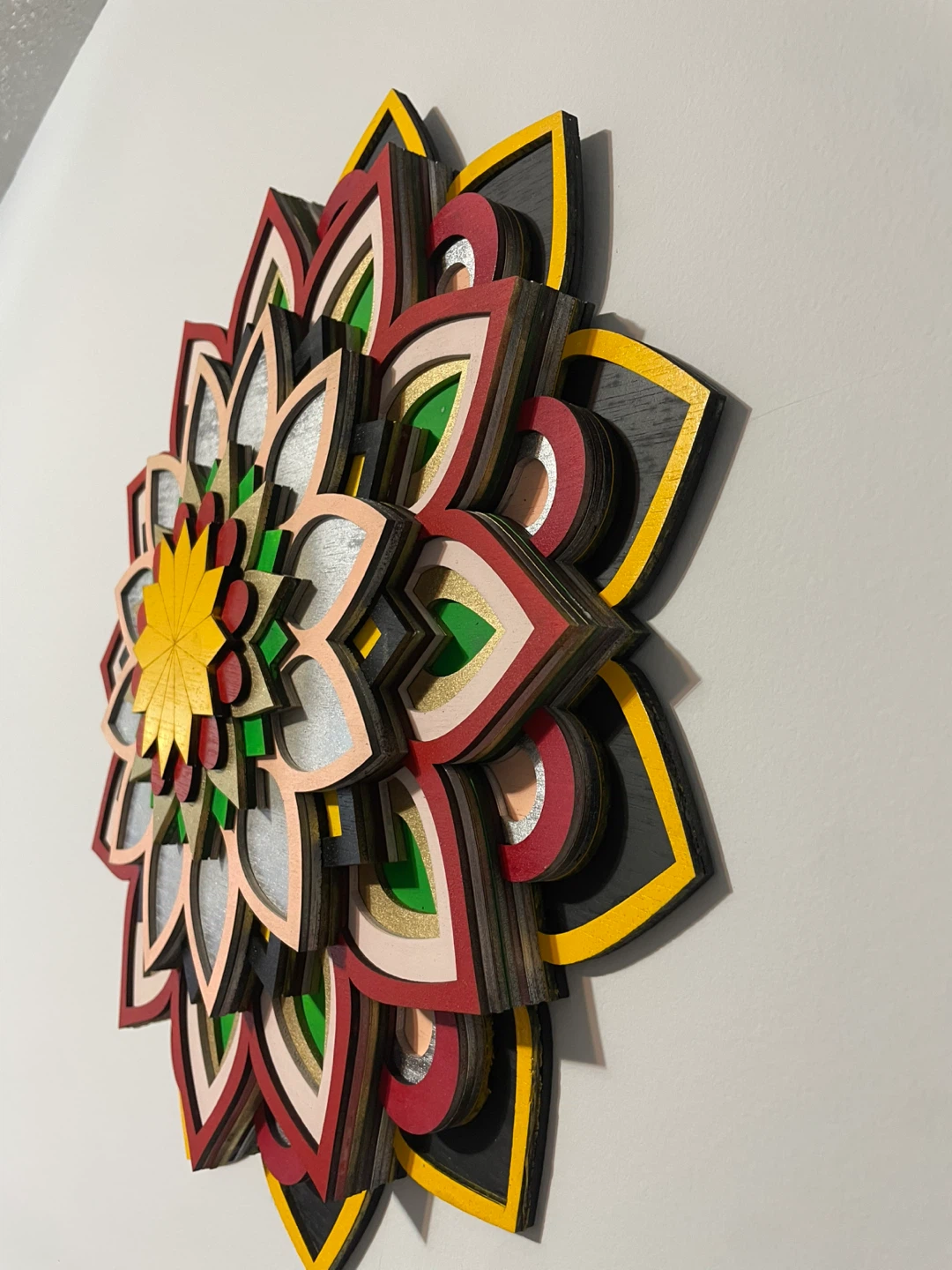 Multilayered Wood Mandala Wall Art - photo 3
