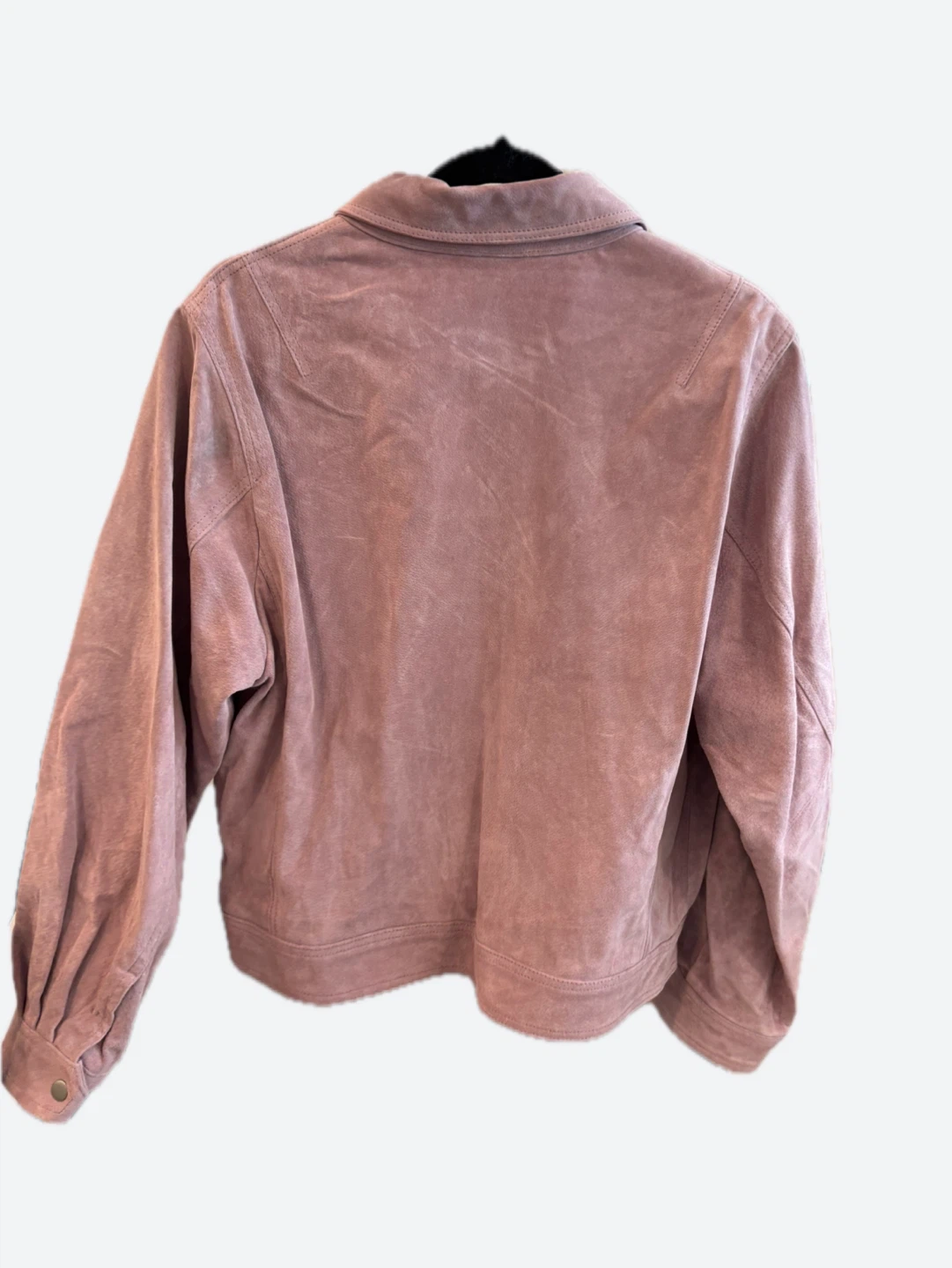 Genuine leather Jacket -Urban Outfitters Pink Suede Jacket - photo 3