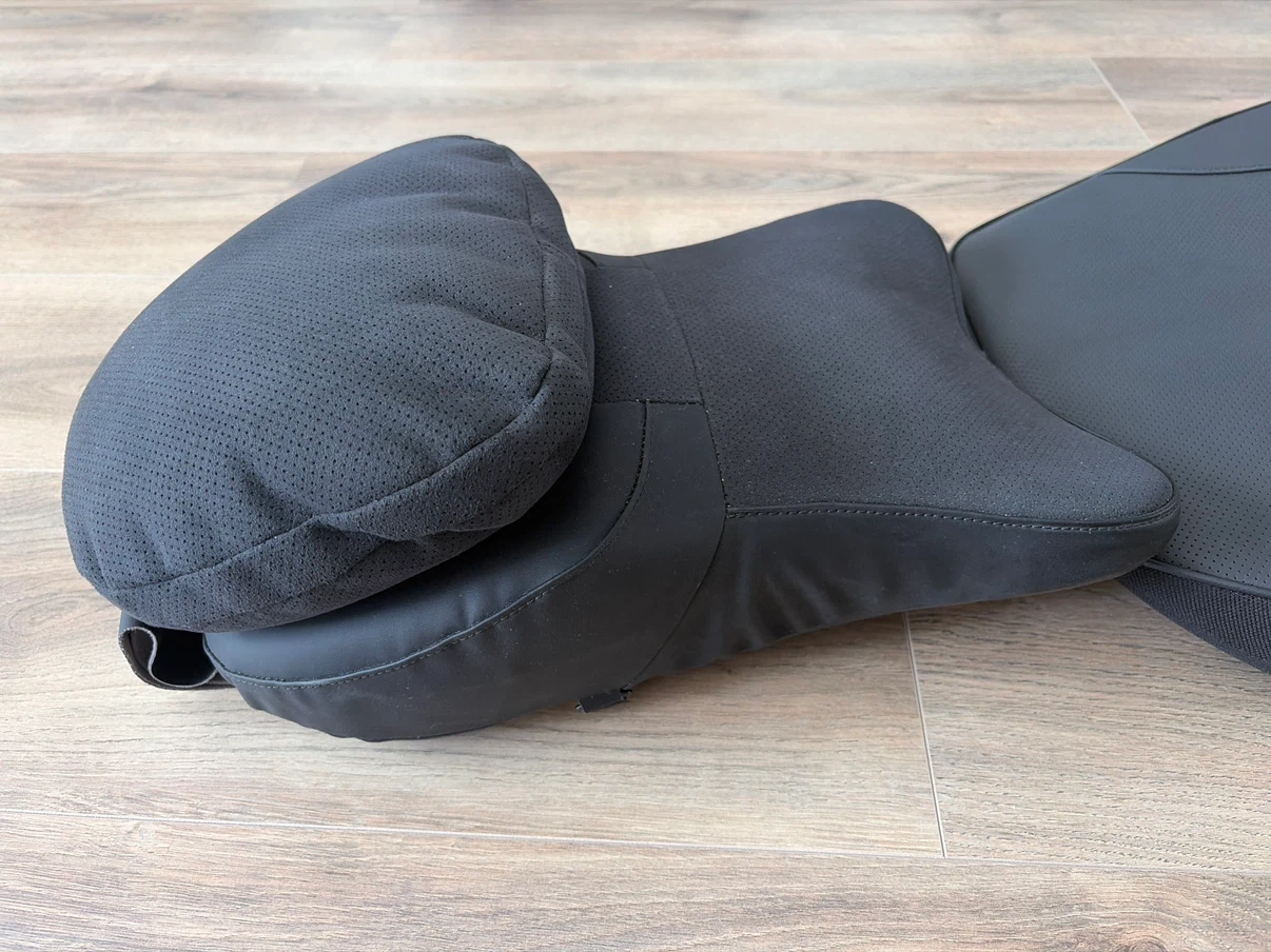 Black Ergonomic Car Headrest and Lumbar Support Set - photo 2