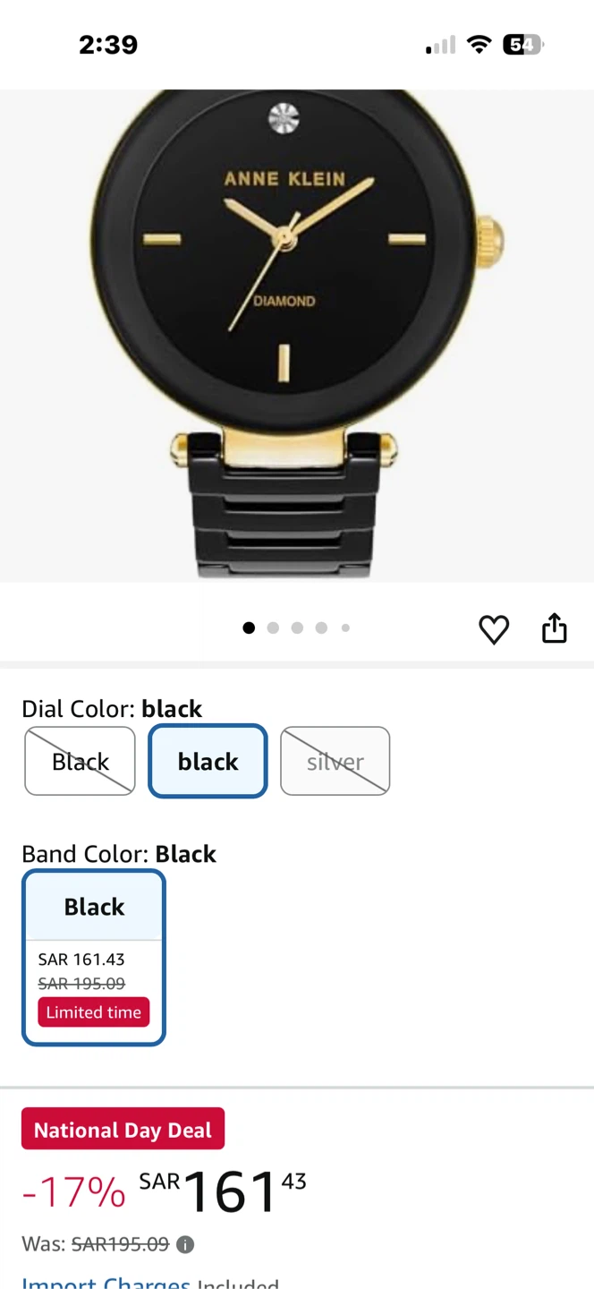 Anne Klein Diamond Accent Watch - photo 3