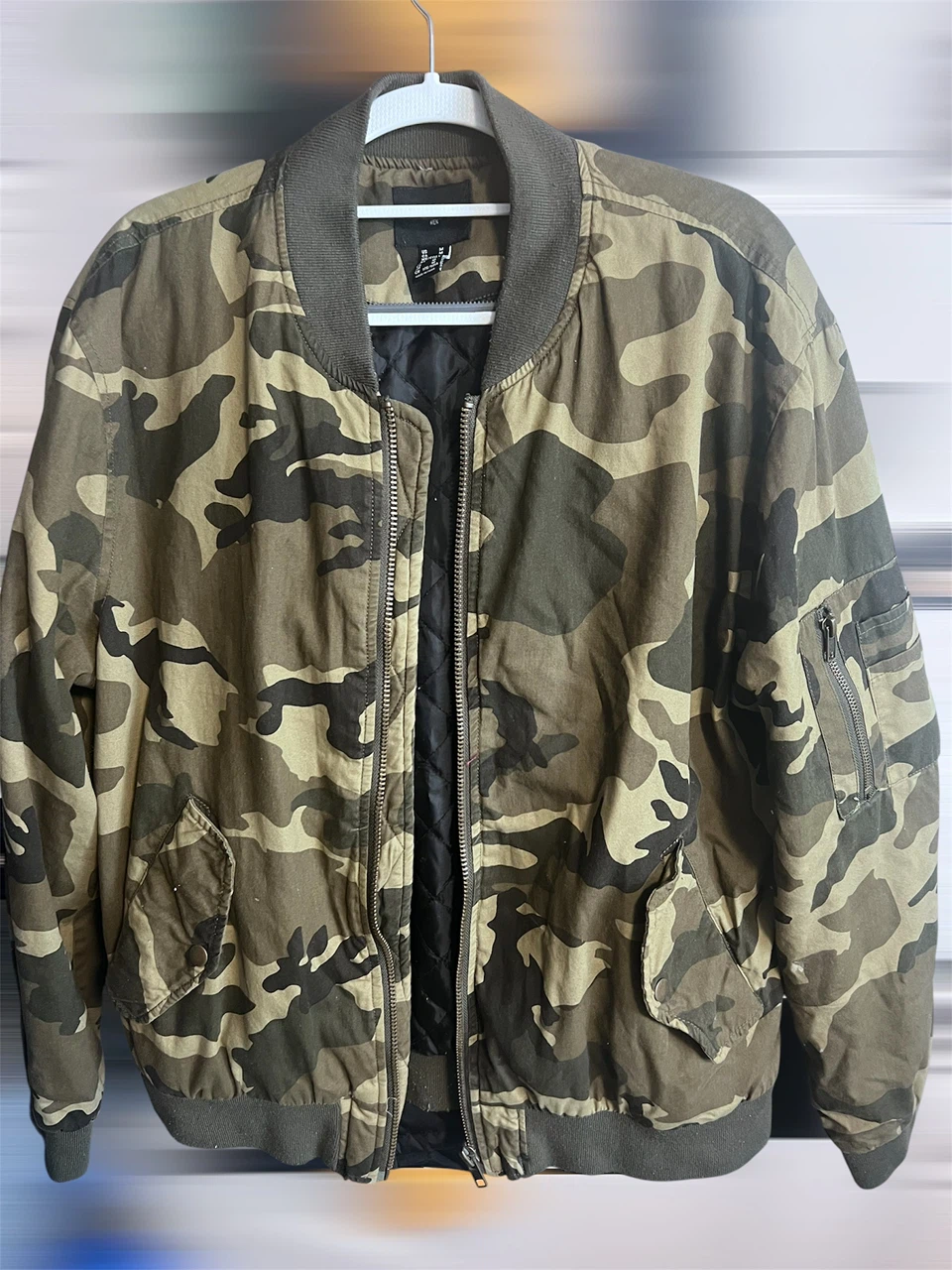 Forever 21 Camo Bomber Jacket