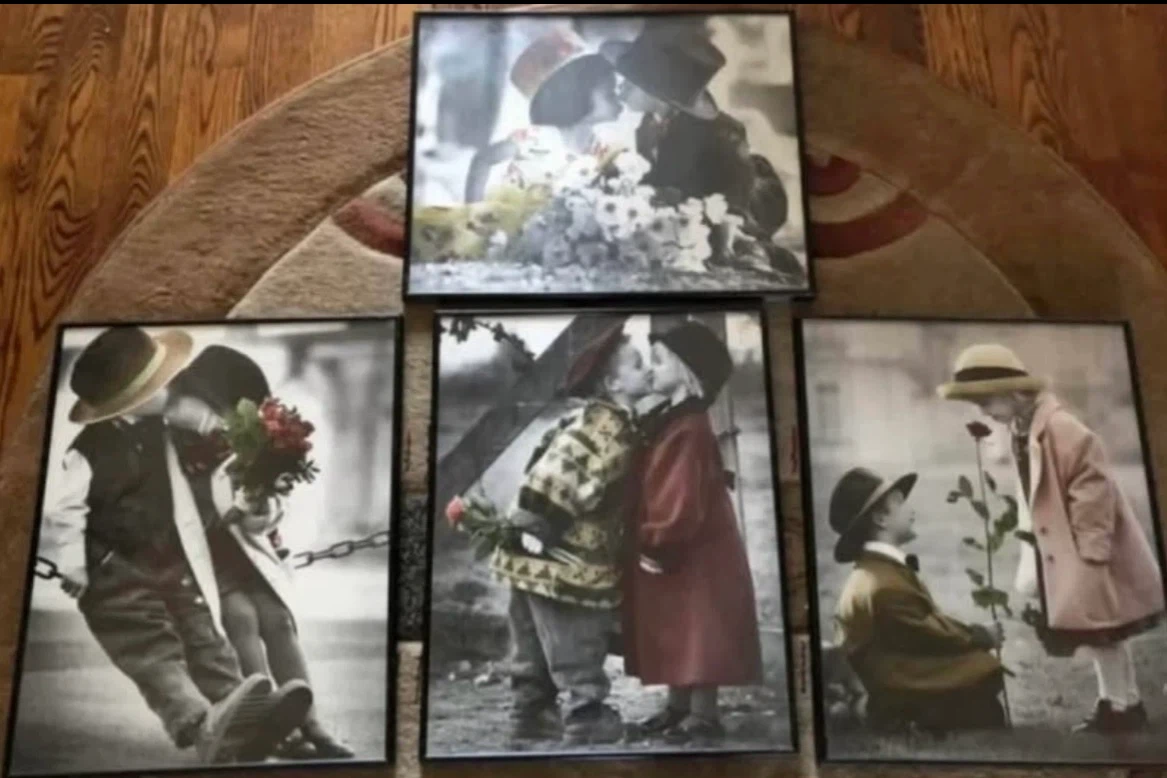 Set of 4 Vintage Children Art Prints - photo 5