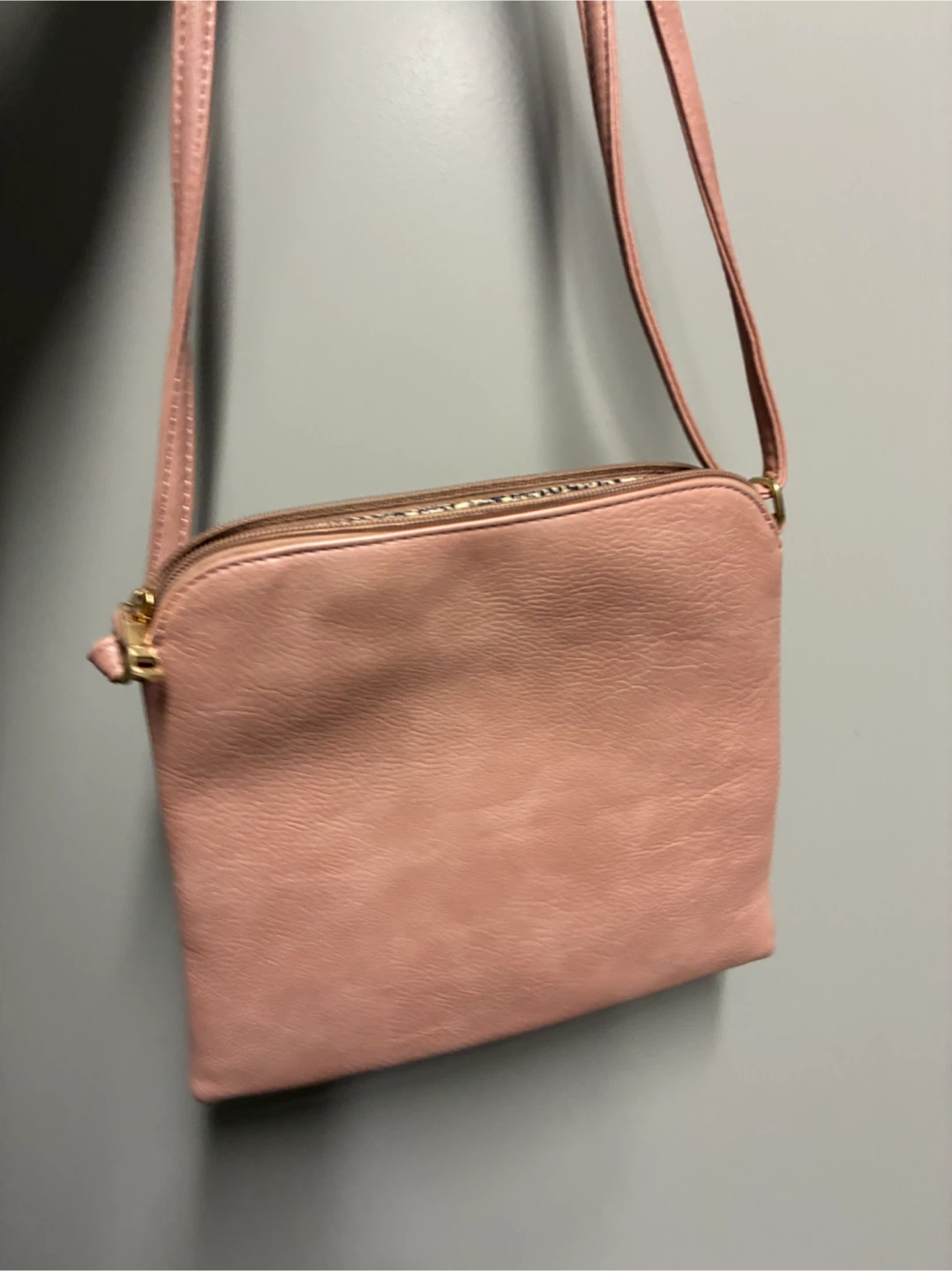 Blush Pink Crossbody Bag with Tassels - photo 2