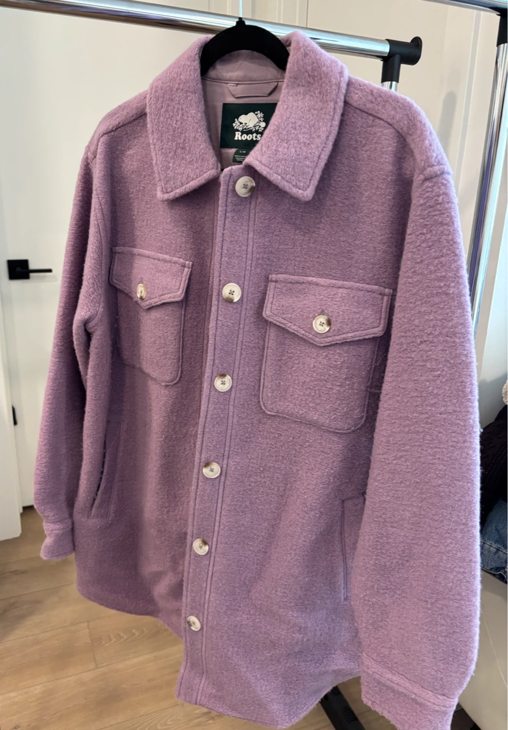 Roots Purple Shacket