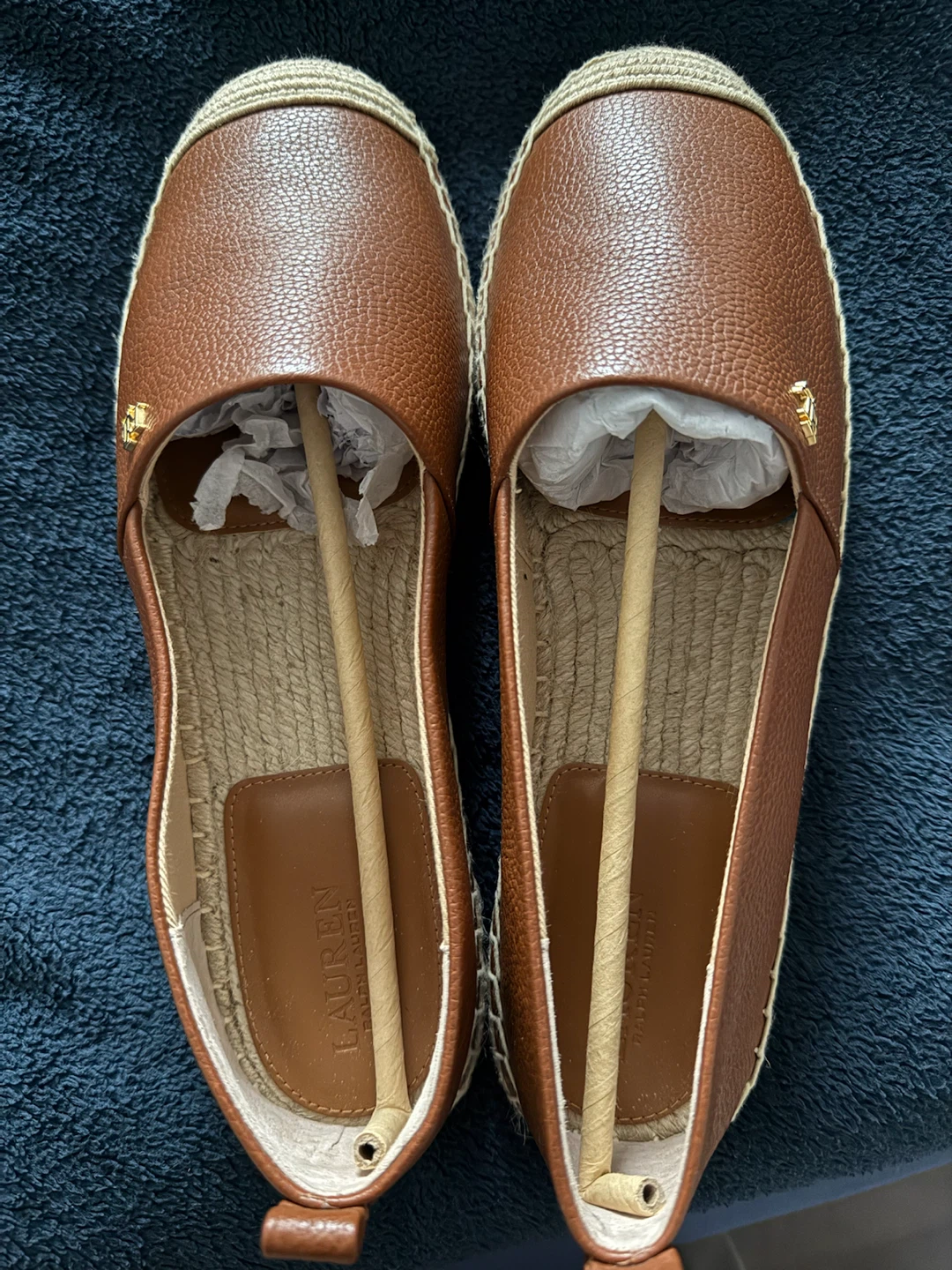 Lauren Ralph Lauren Leather Espadrilles