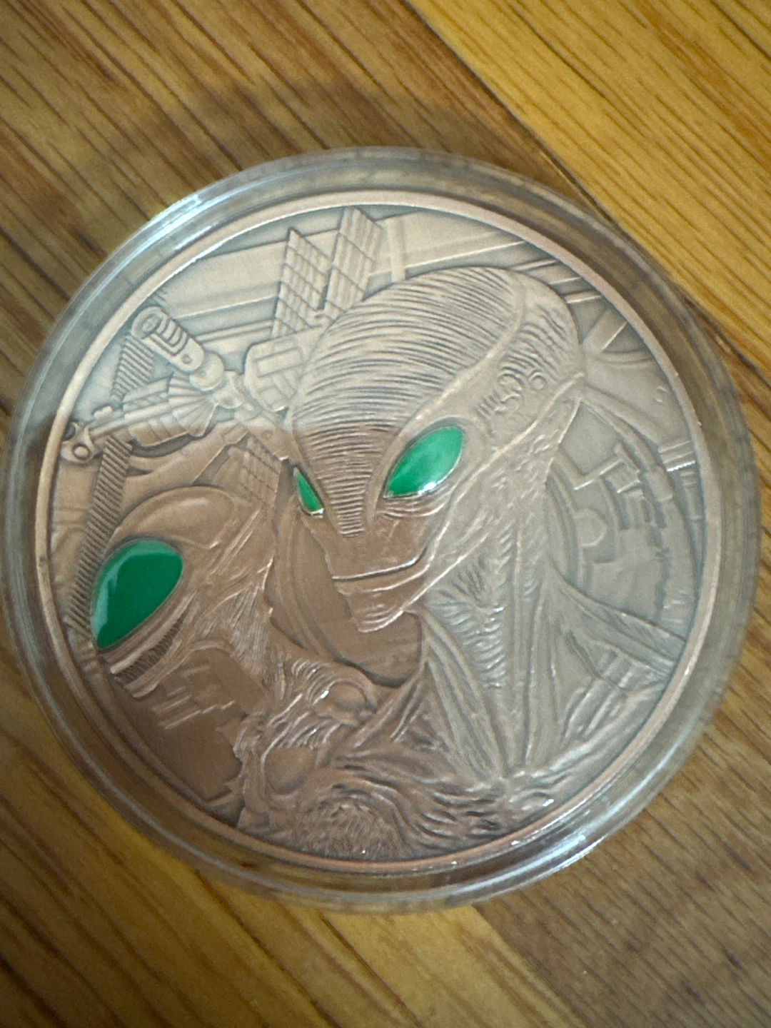 Alien Themed 5 oz Fine Copper Coin 🏈