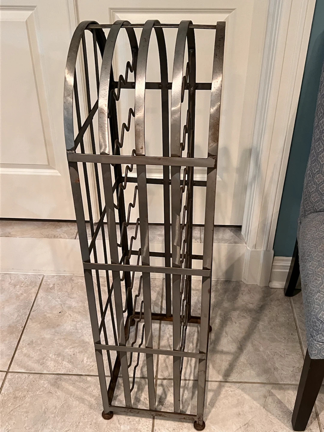 Metal Floor Wine Rack - photo 2