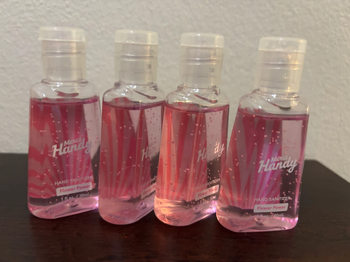 NEW-CLEARANCE-4 Merci Handy Flower Power Hand Sanitizers