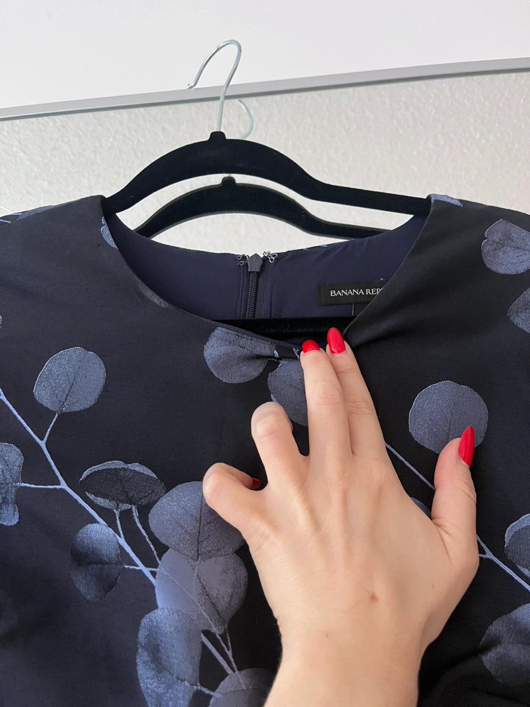Banana Republic Navy Floral Print Dress - photo 3