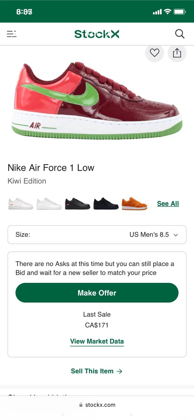 Selection of Nike Air Force 1 Sneakers - photo 2