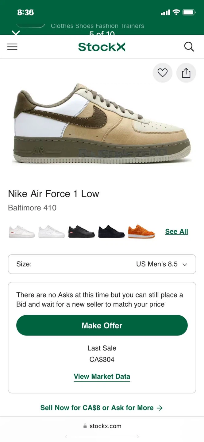 Selection of Nike Air Force 1 Sneakers - photo 3