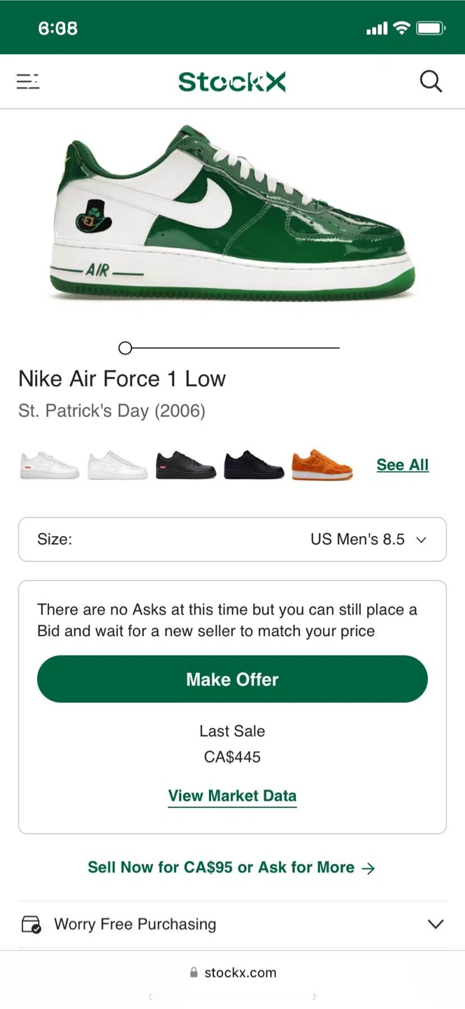Selection of Nike Air Force 1 Sneakers - photo 5