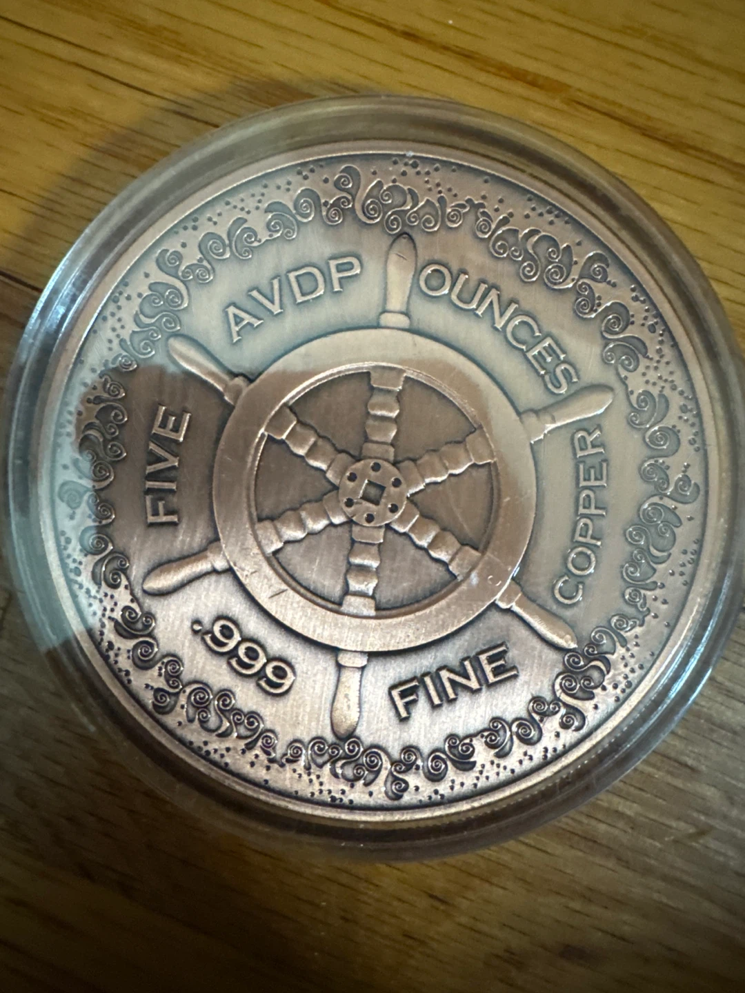 The Kraken 5 Ounce .999 Fine Copper Coin 🏈 - photo 2