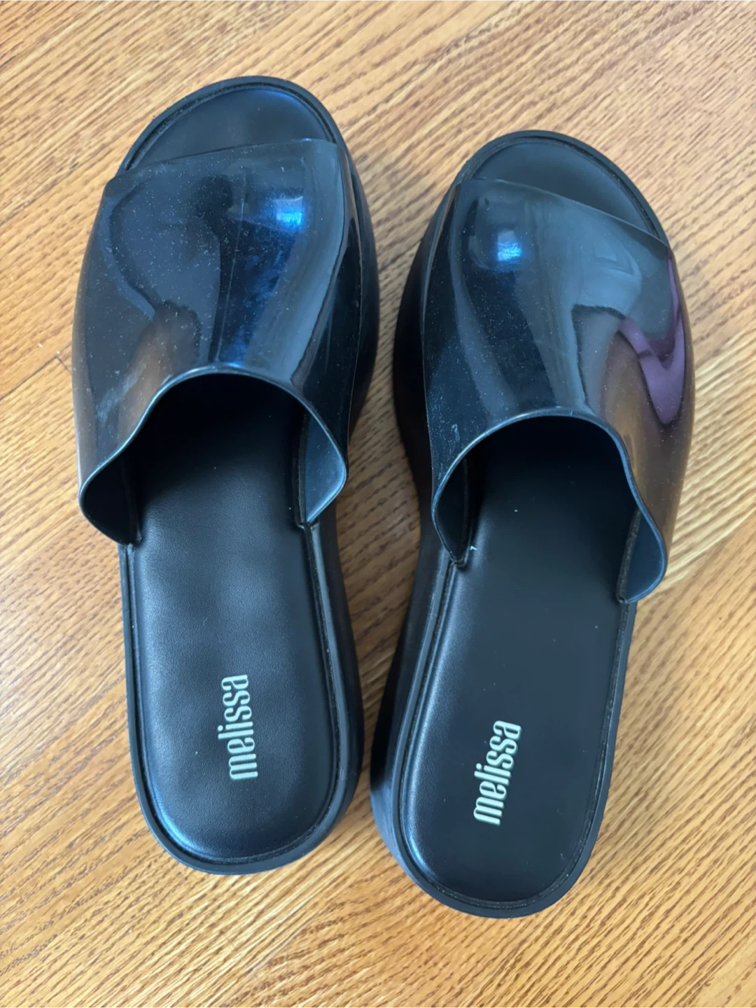 Melissa platform sandals size 8