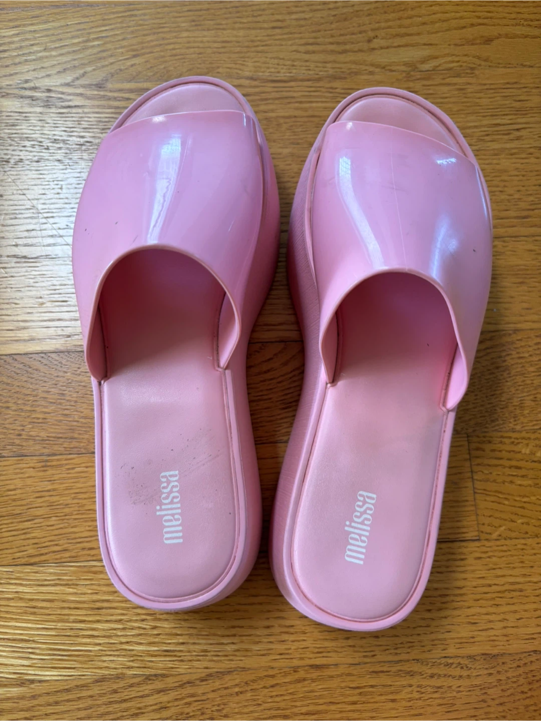 Melissa platform sandals size 8