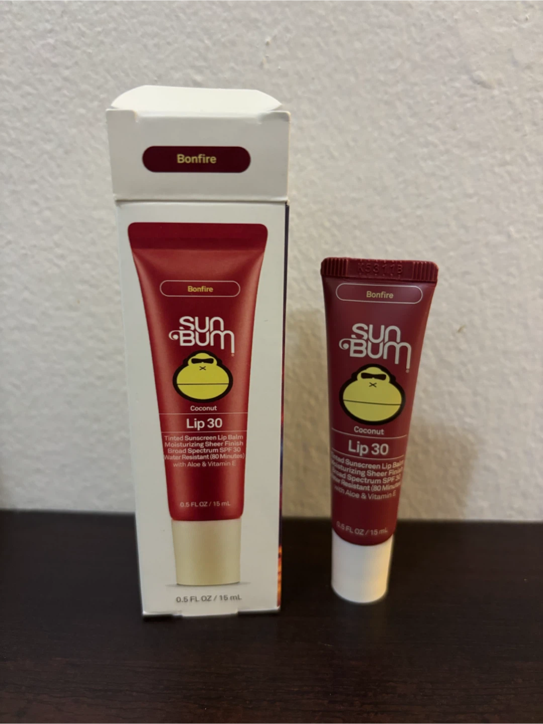 NEW-Sun Bum Tinted Sunscreen Lip Balm - Bonfire