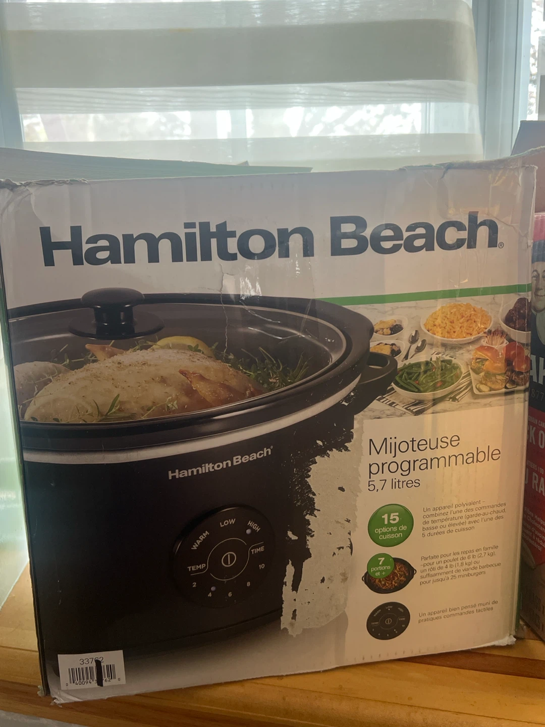 Hamilton Beach 5.7L Programmable Slow Cooker