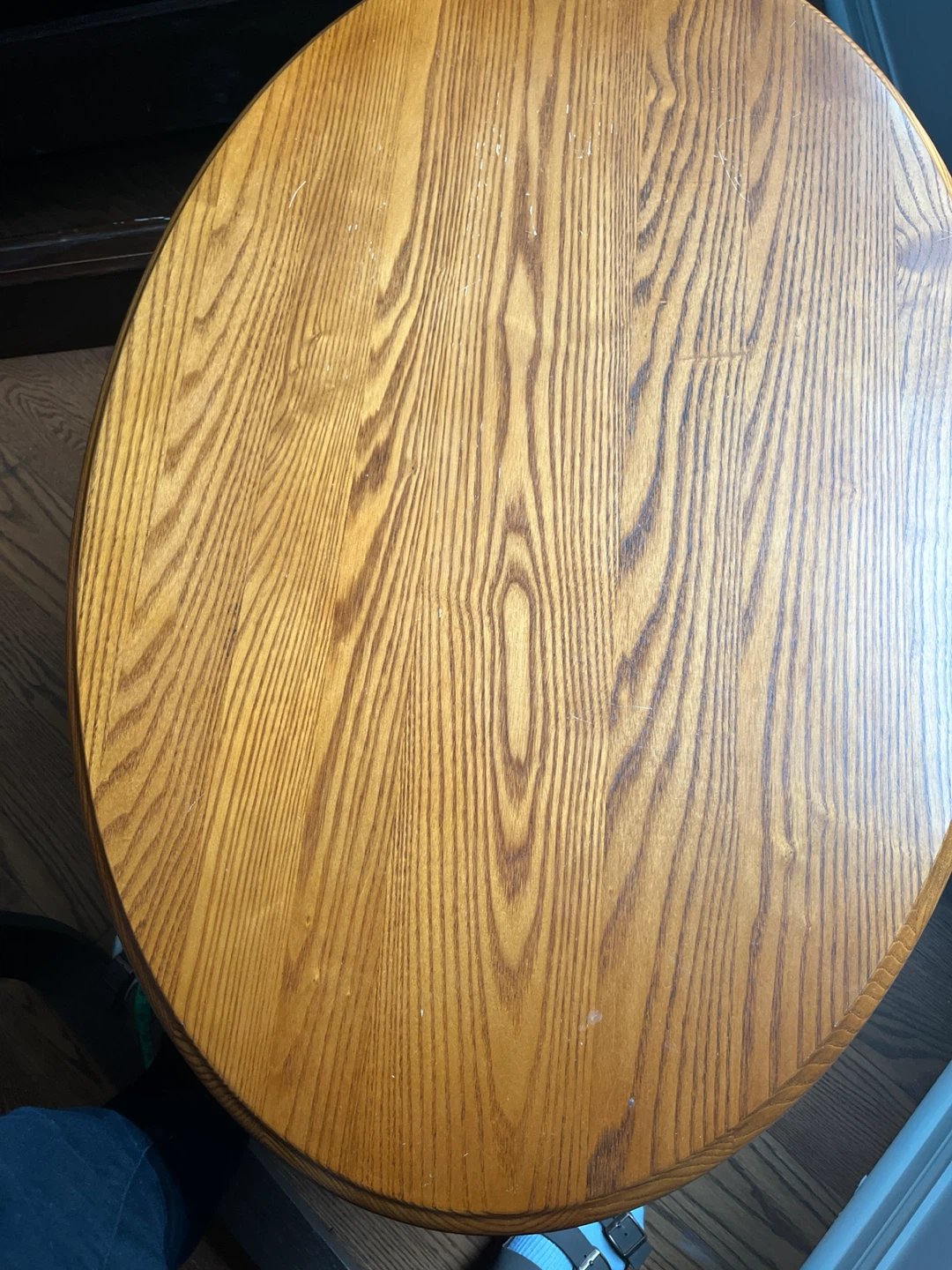 Oval Wood Coffee Table - photo 3