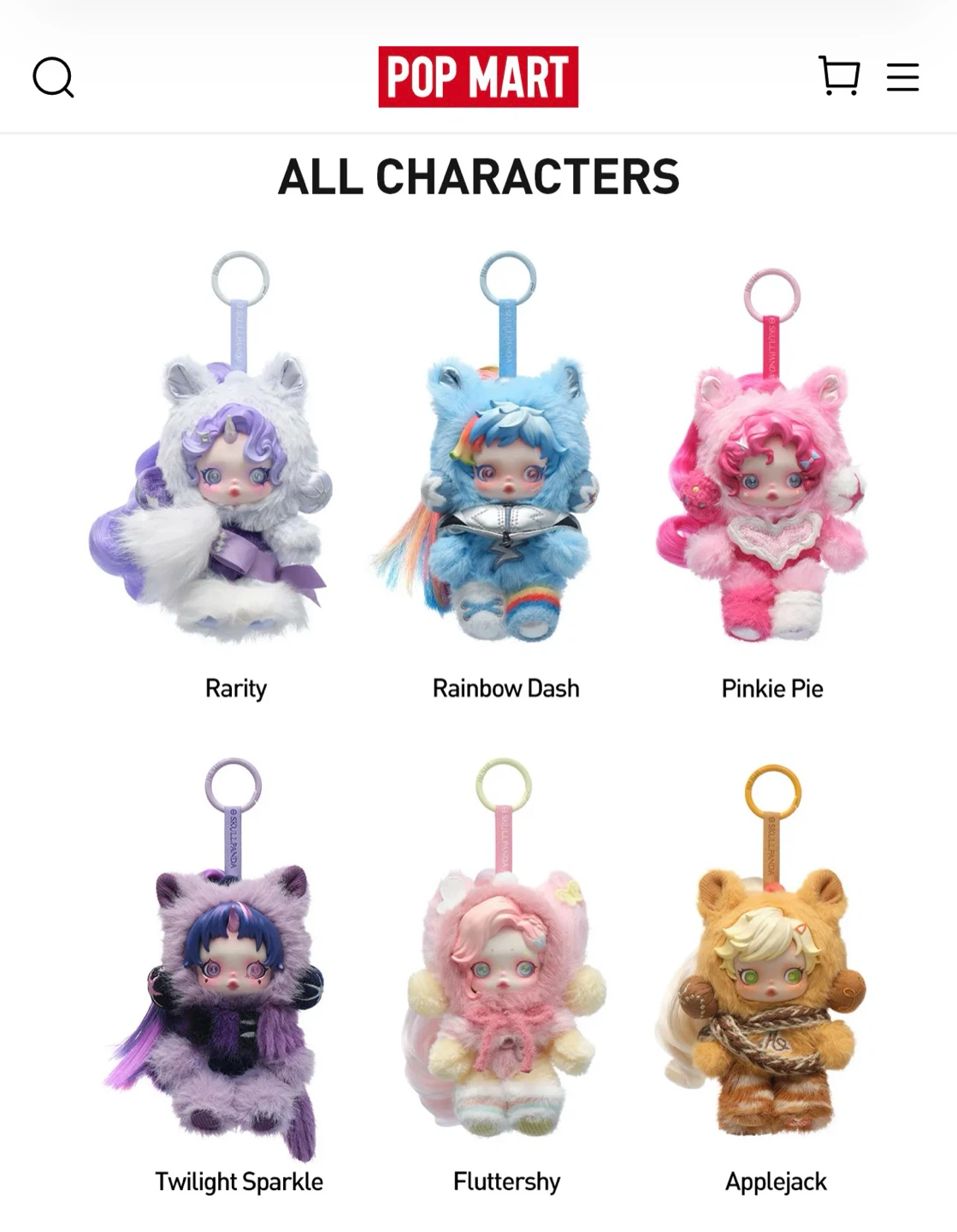 POP MART SKULLPANDA My Little Pony Rainbow Dash Pendant - photo 3
