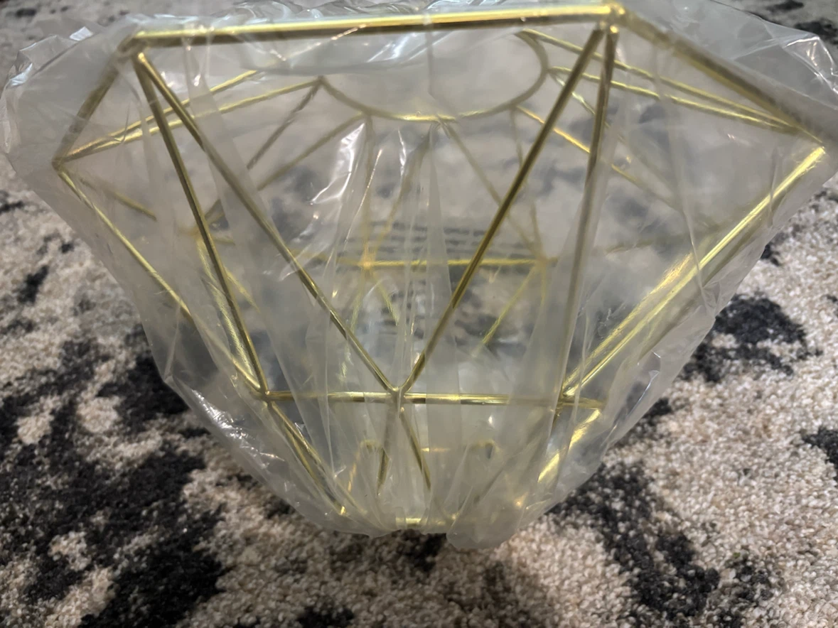 Sterling Geometric Gold Pendant Light 🏈