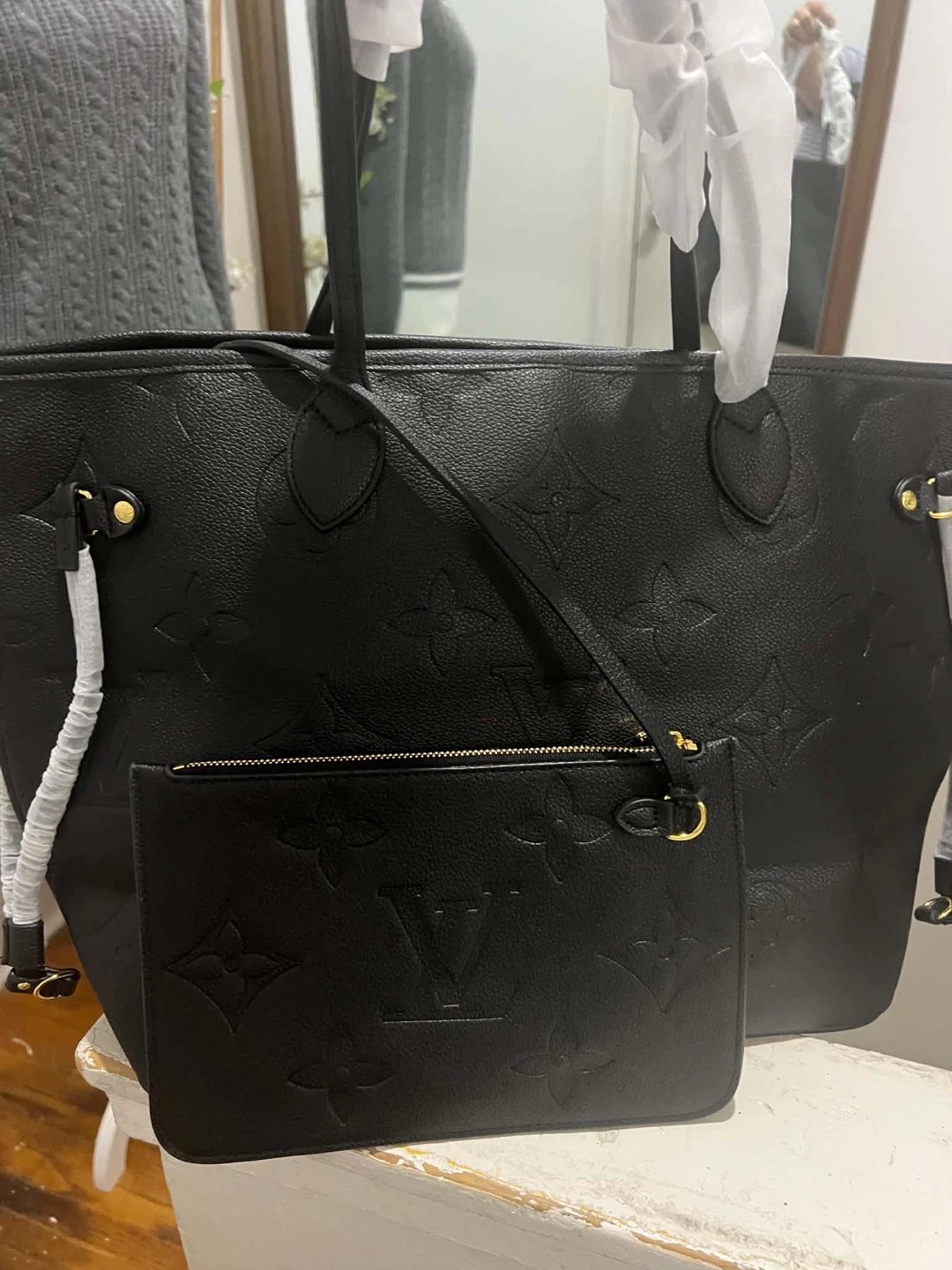 Louis Vuitton Neverfull MM Monogram Empreinte