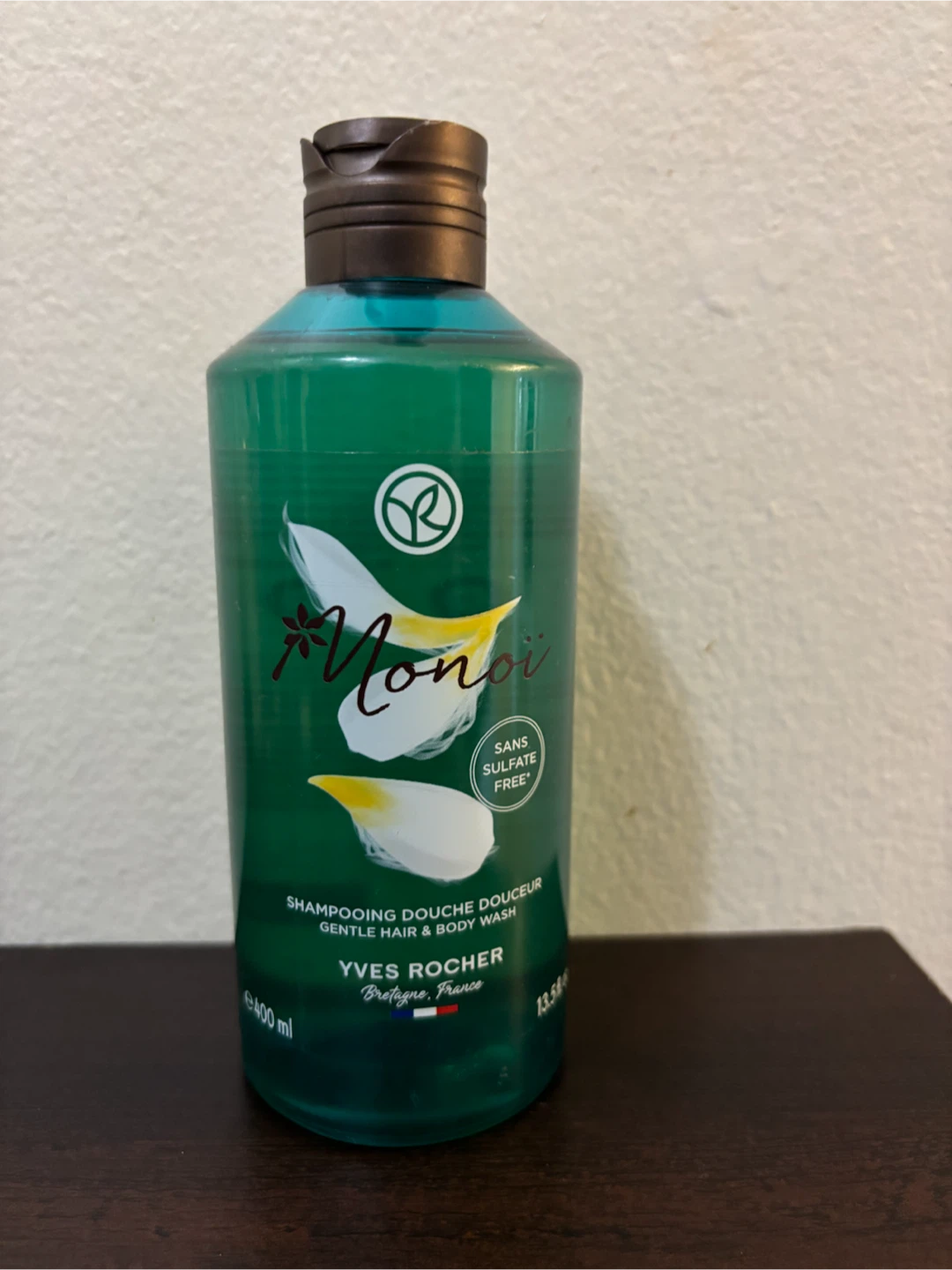 NEW-Yves Rocher Monoi Gentle Hair & Body Wash 400ml