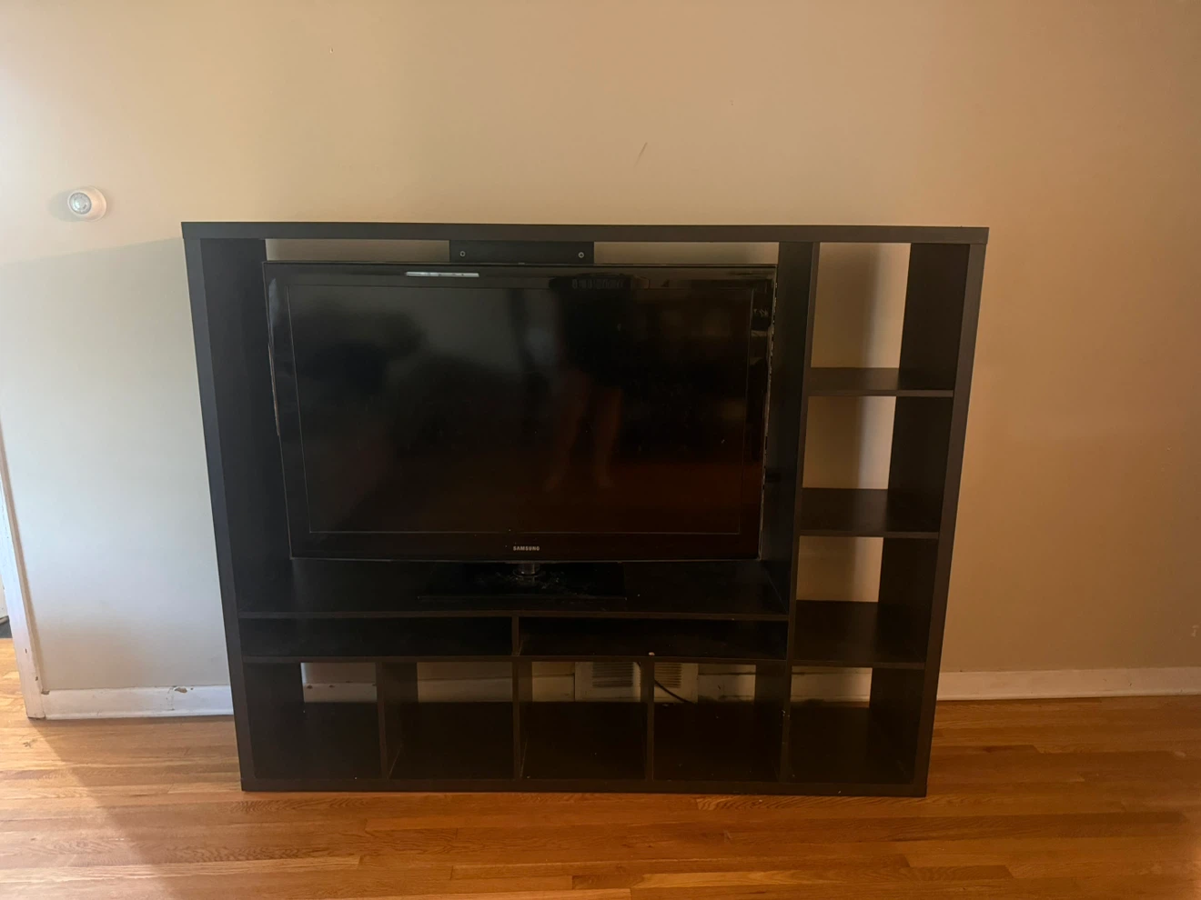IKEA Black-Brown TV Media Storage Unit - photo 2