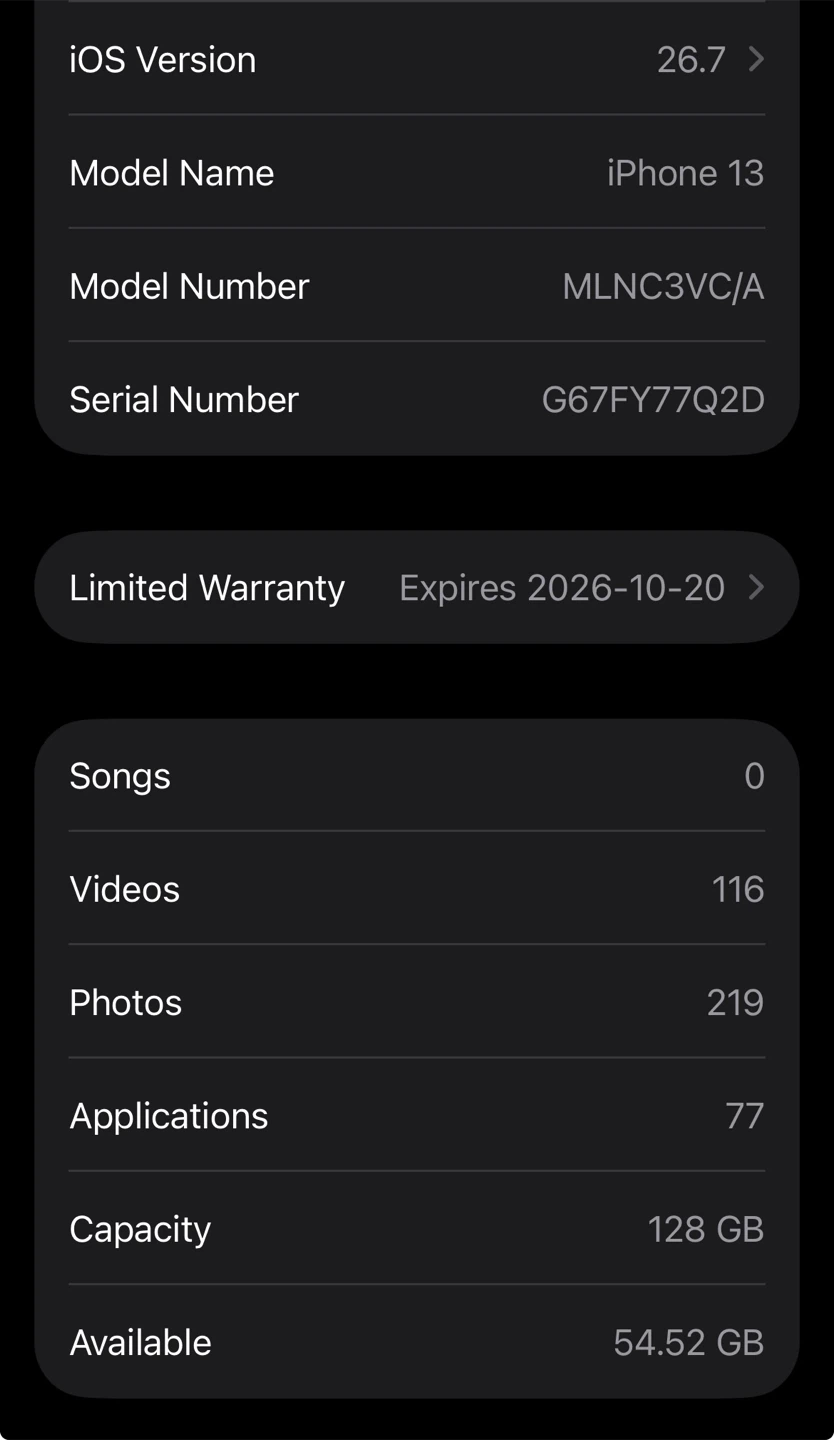 iPhone 13 128GB Black - photo 4