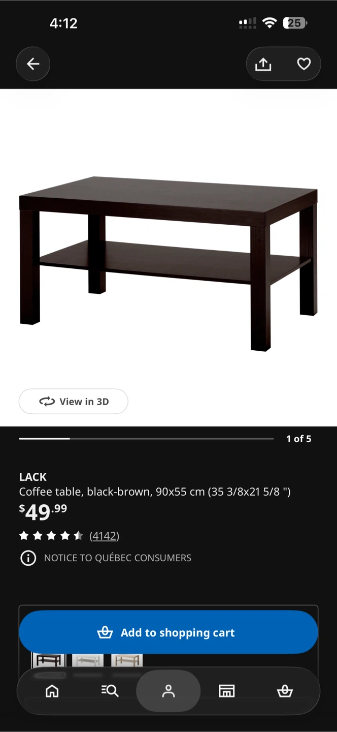 IKEA LACK Coffee Table - photo 4