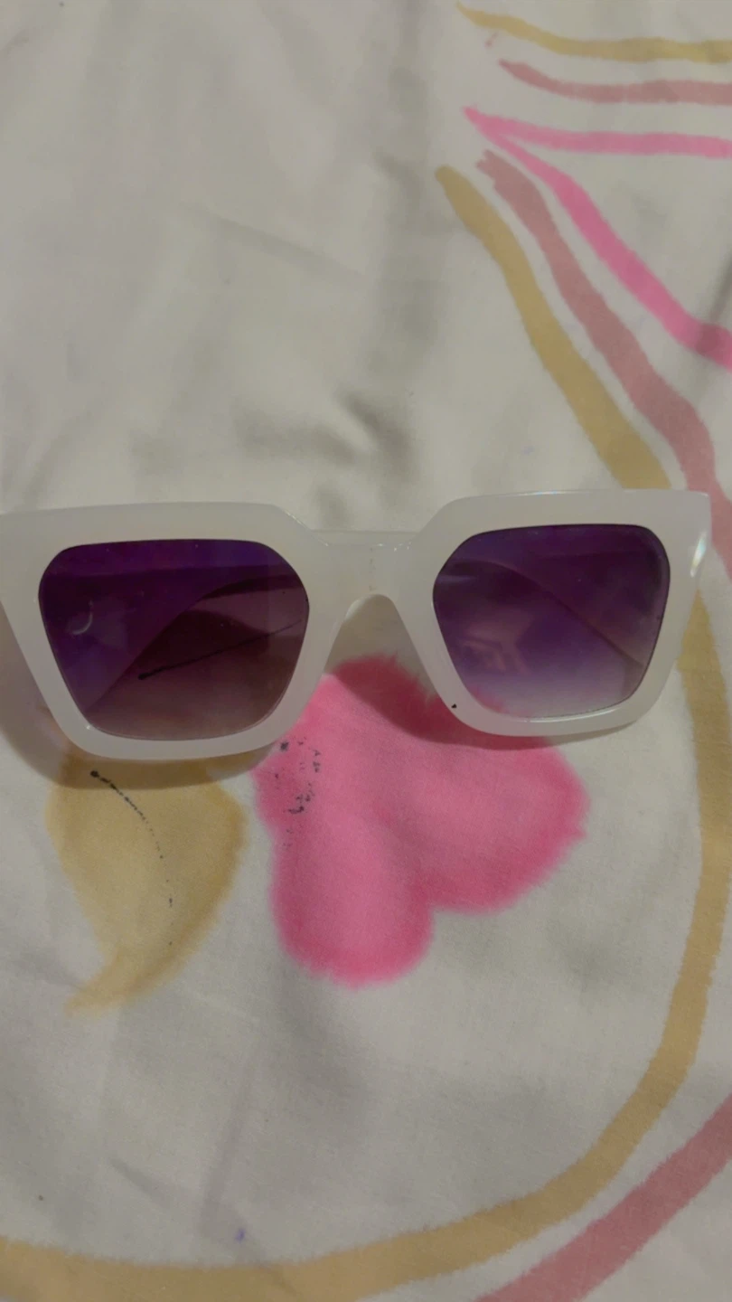 🏈 Canada Themed White Sunglasses