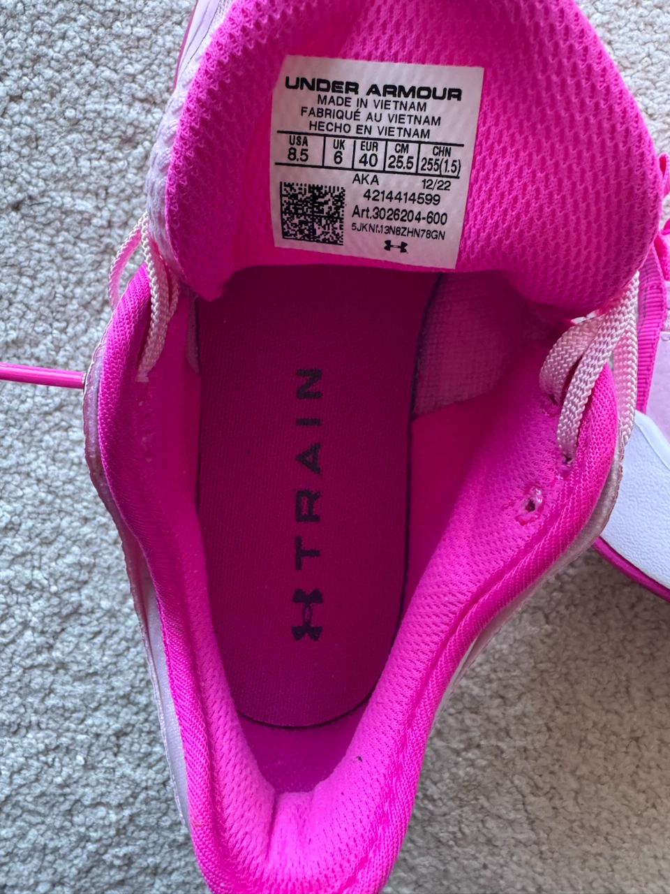 Under Armour HOVR Training Shoes Pink - photo 5